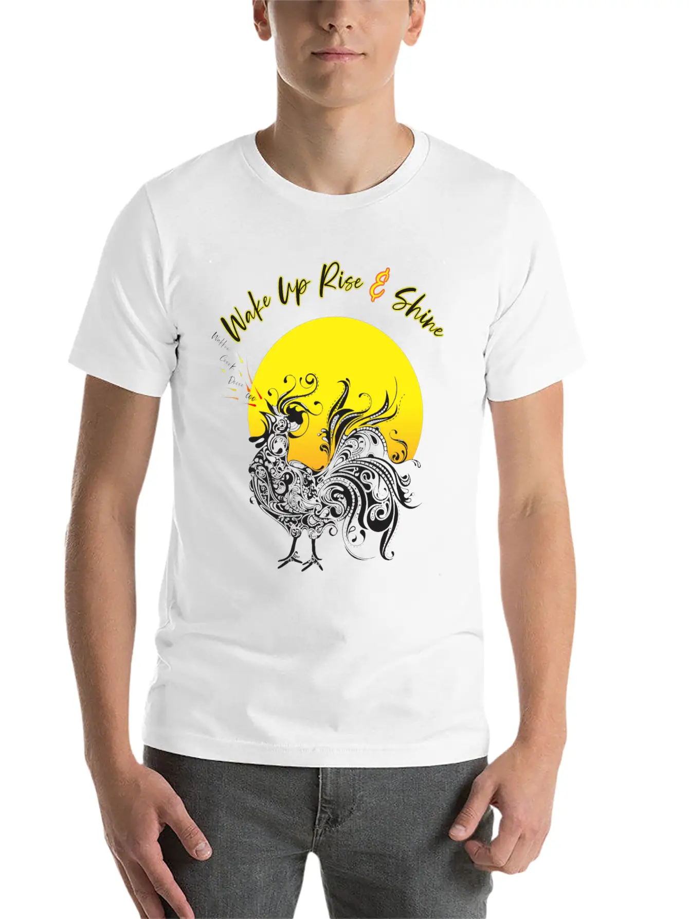 Rise And Shine 8 Stylish Everyday T-Shirt – Unisex Basic Cotton Tee