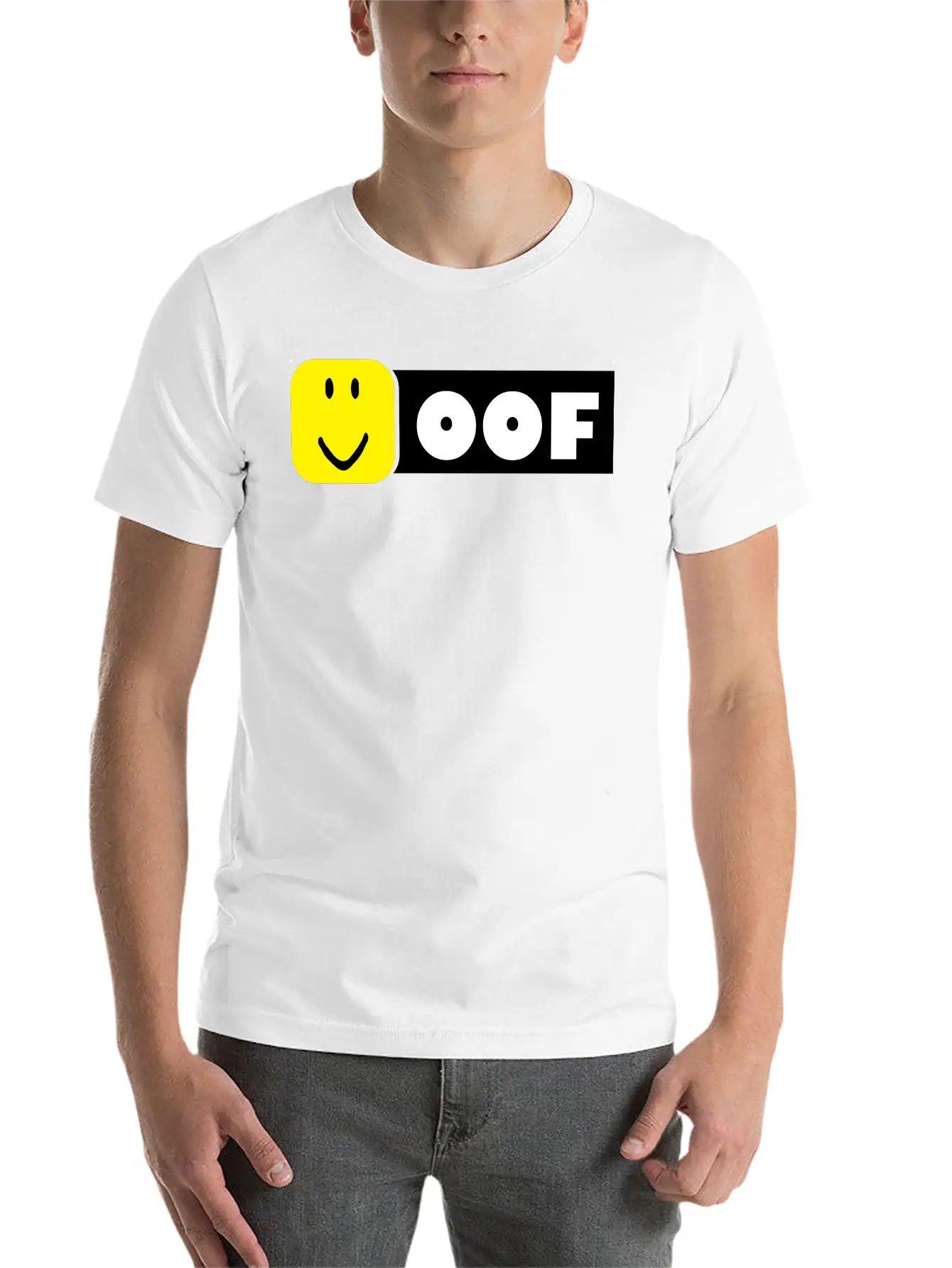 Roblo Oof Basic Graphic T-Shirt – Daily Comfort In Soft Cotton