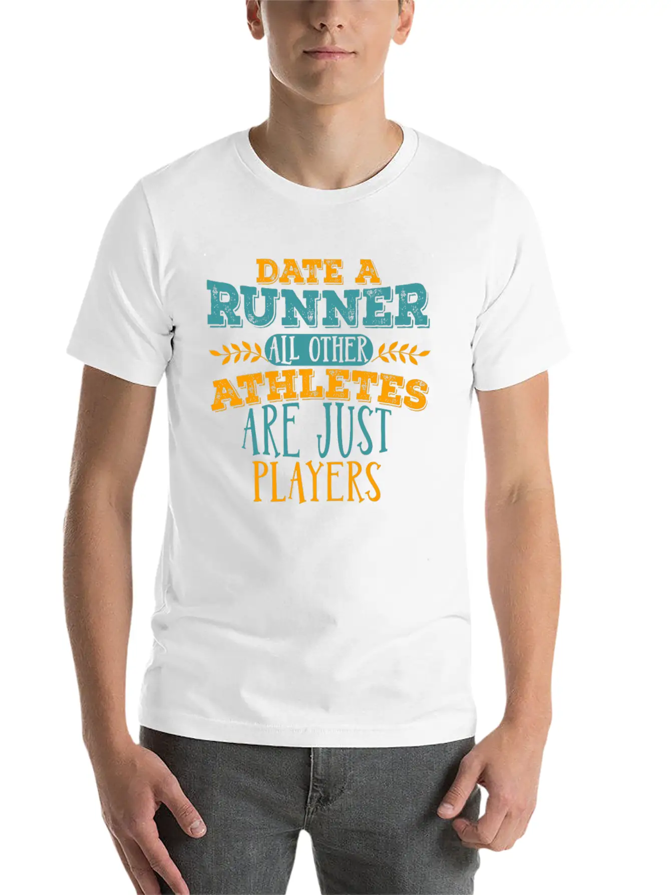 Running Unisex Casual T-Shirt – Clean Design For Daily Comfort