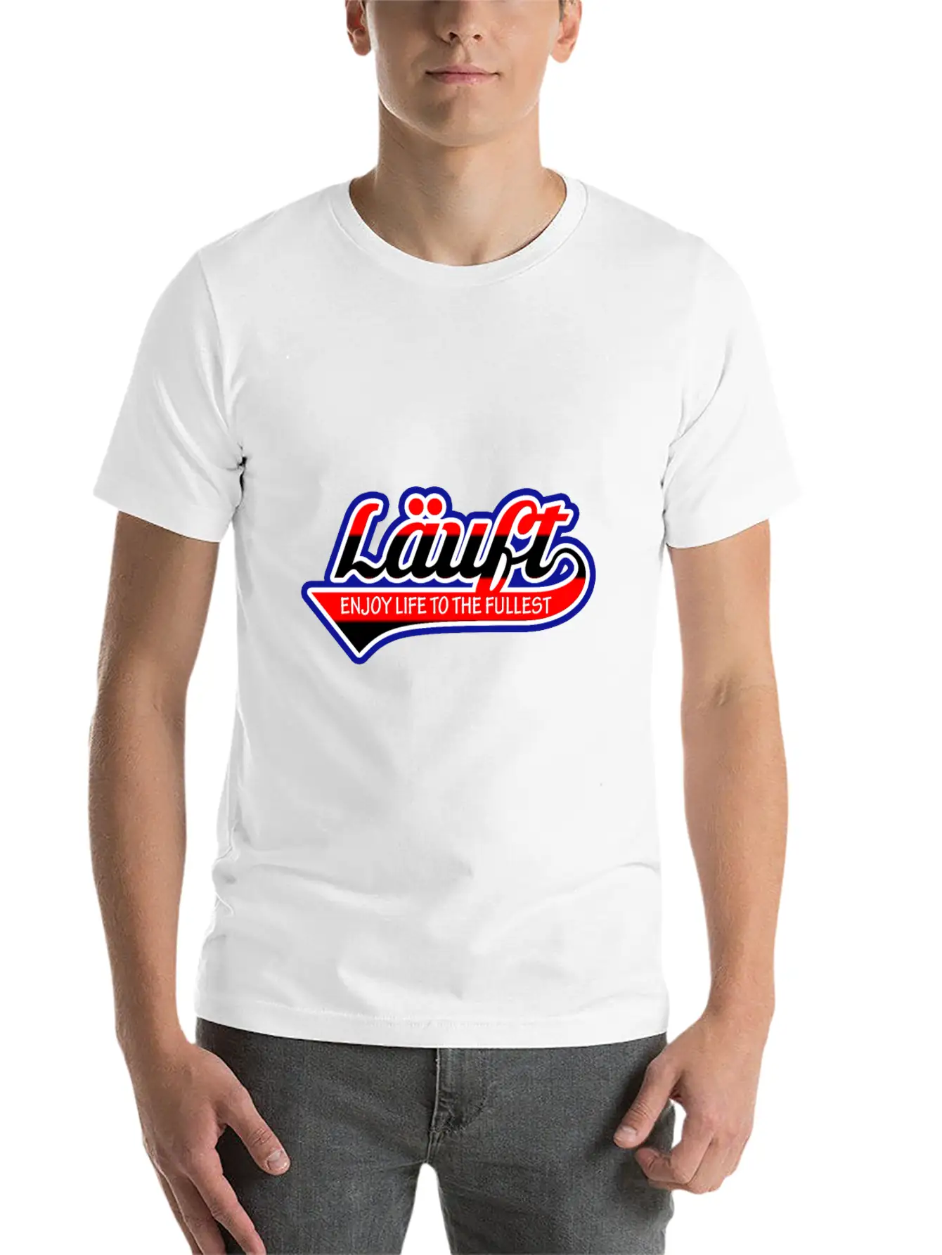 Runs - Cooler Saying - Runs Unisex Short Sleeve Soft Cotton T-Shirt – Casual Everyday Wear