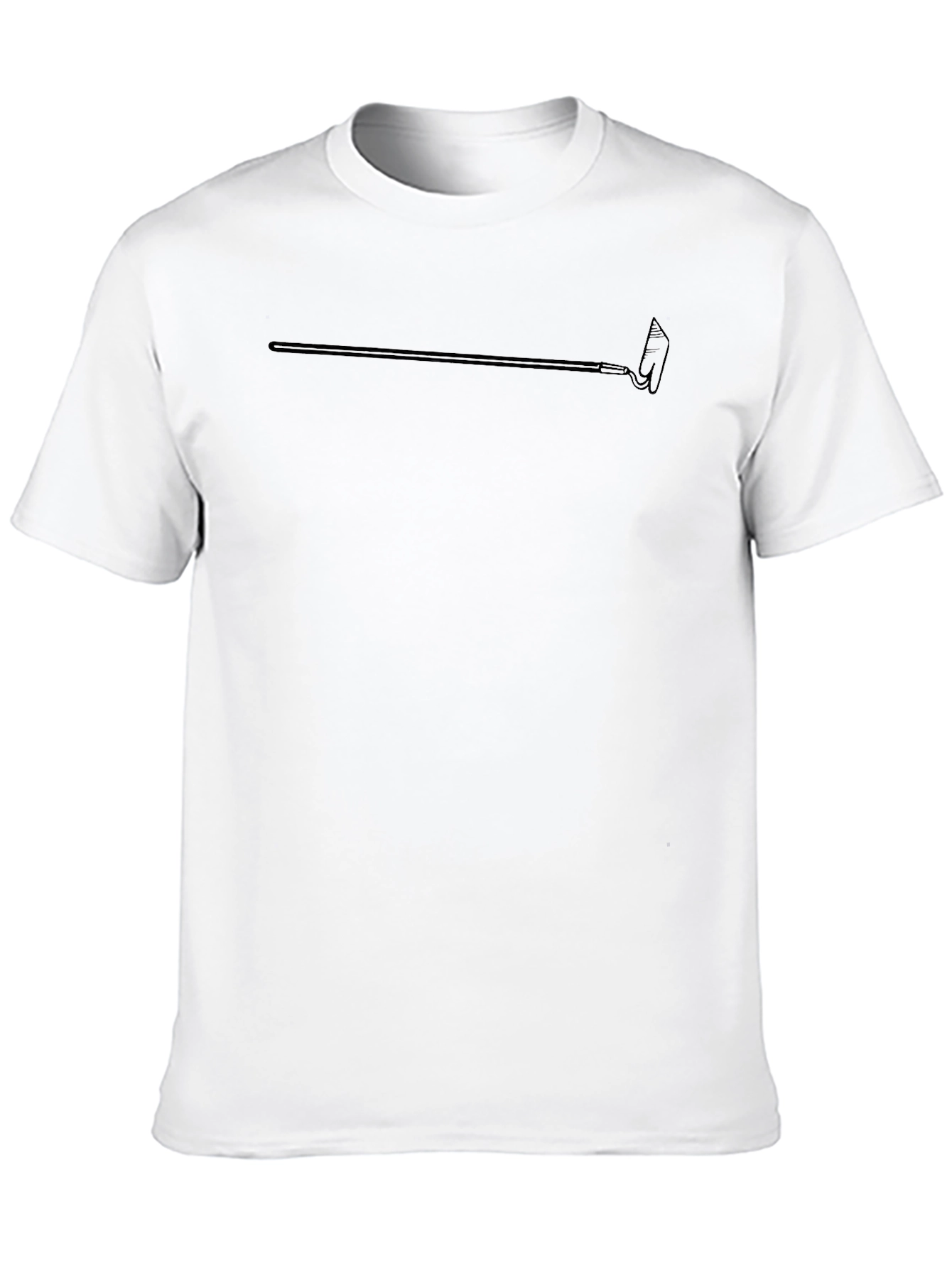 Black T-Shirt with Hoe Graphic