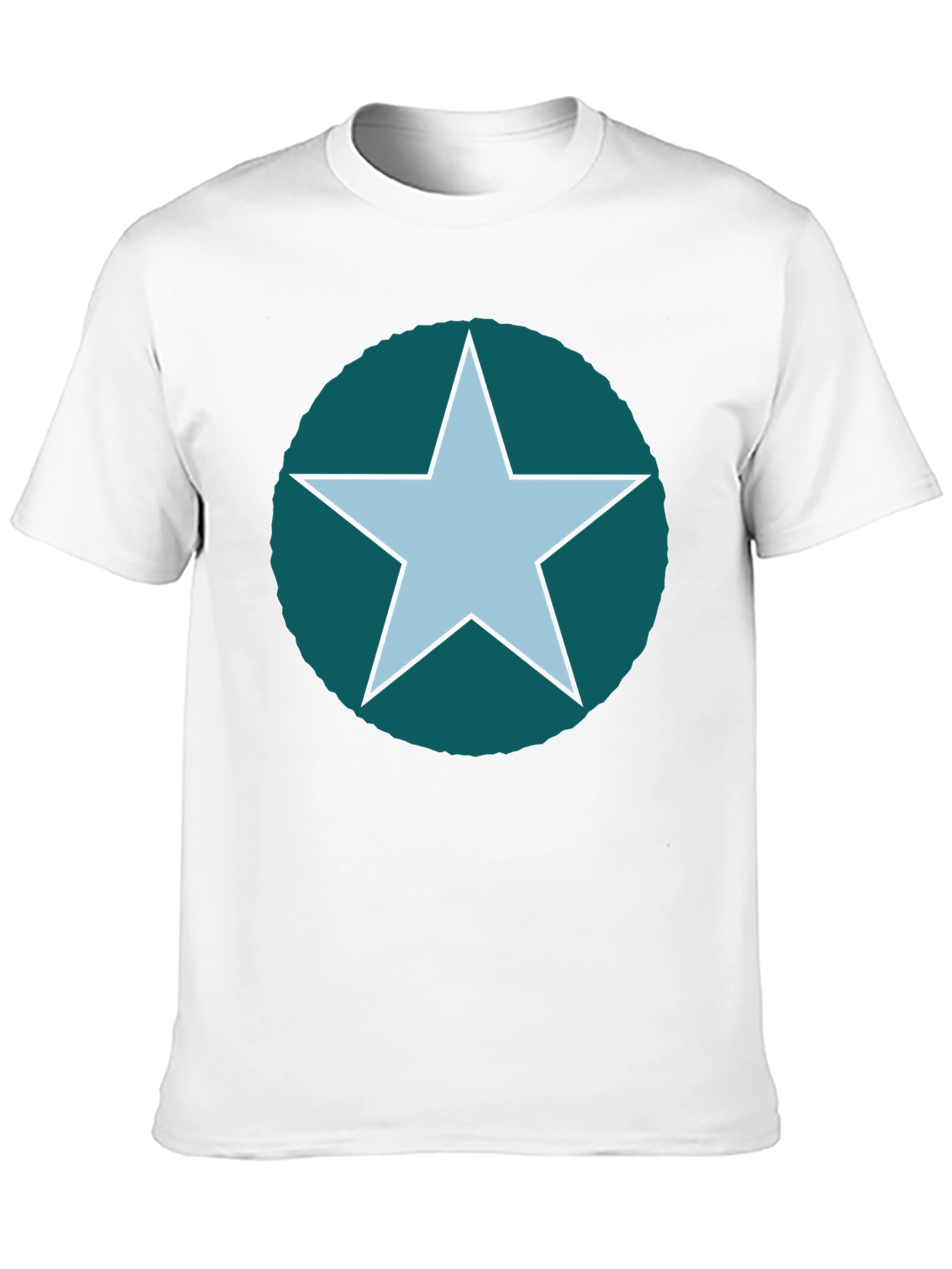 Star Graphic Tee - Casual Cotton Blend