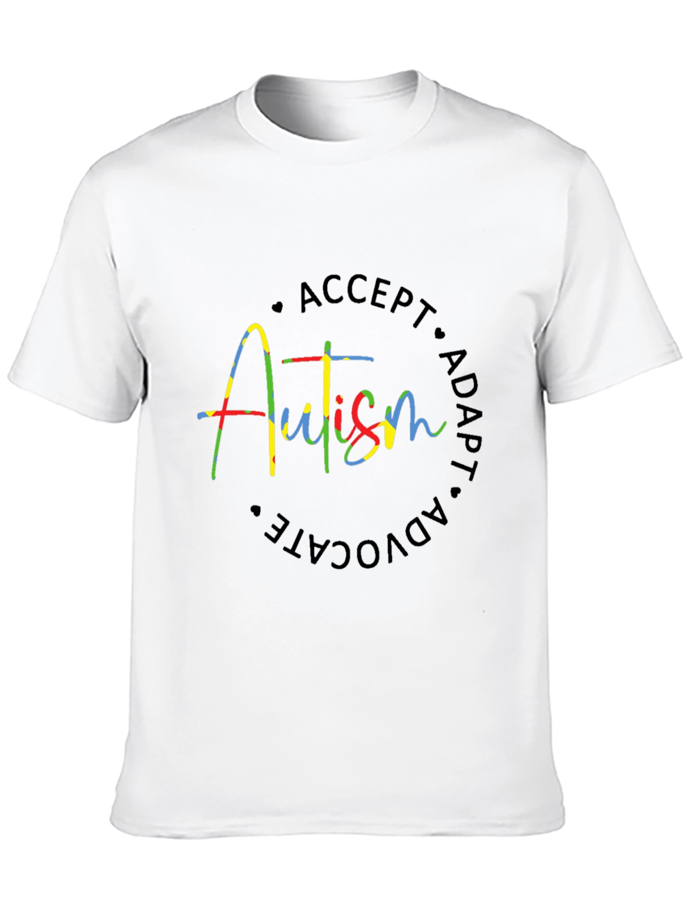 Autism Awareness T-Shirt: Accept Adapt Advocate
