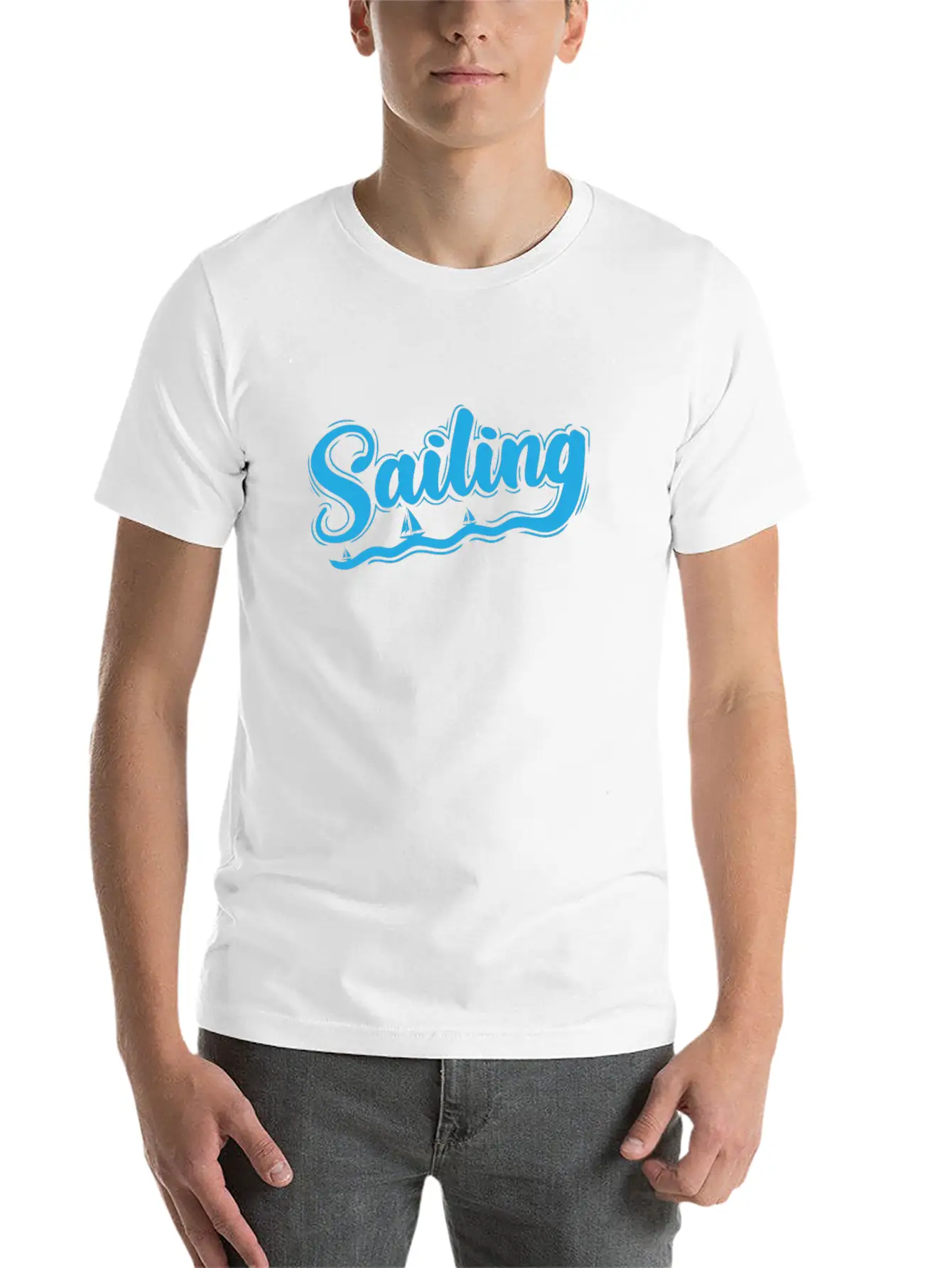 Sailing Boat Sports Water Sports Comfortable Minimalist Graphic Tee – Summer Style Essential
