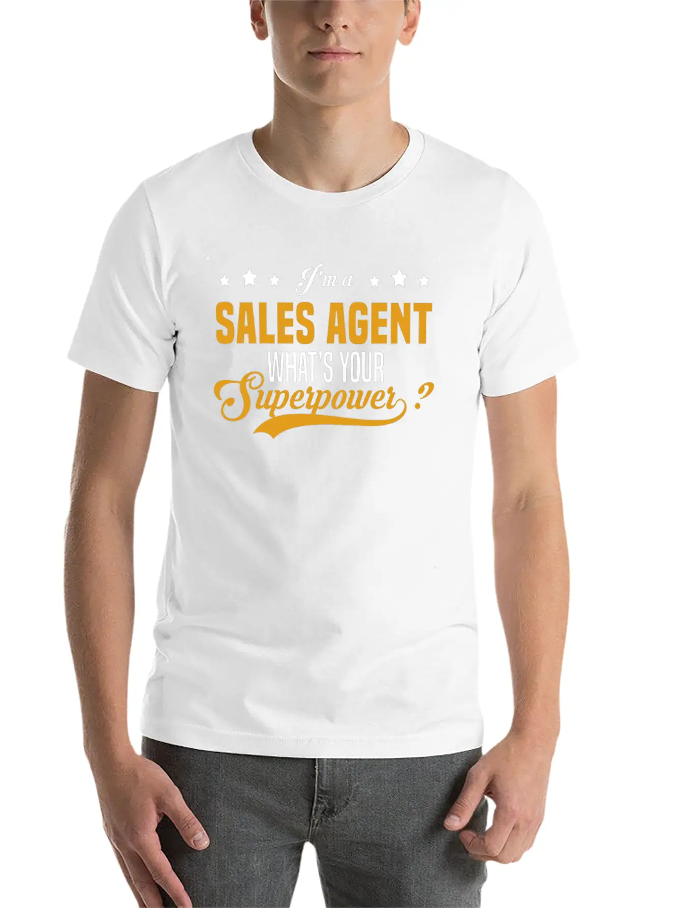 Sales Agent Comfortable Minimalist Graphic Tee – Summer Style Essential
