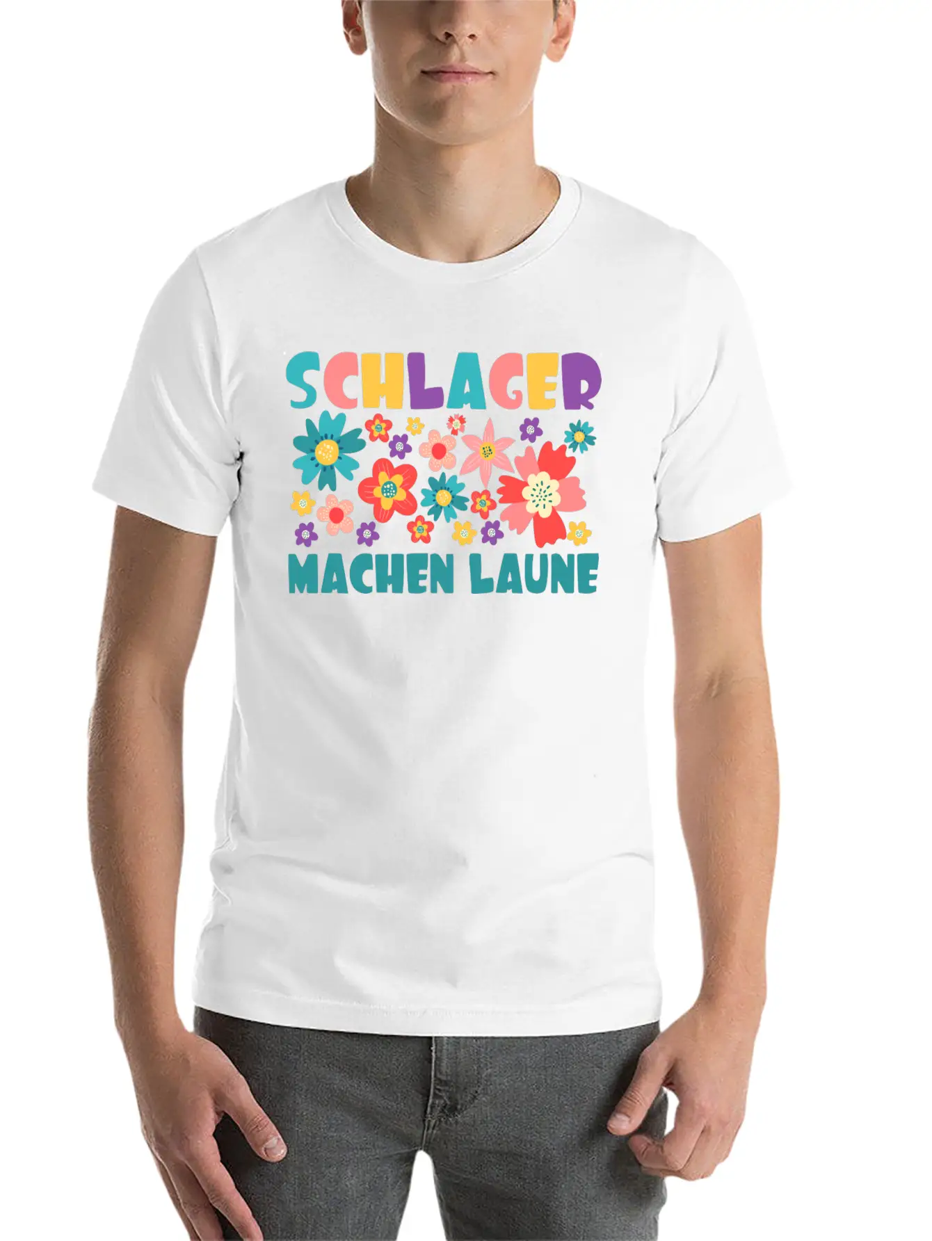 Schlager Make A Whim Gift Music Concert Party Unisex Short Sleeve Soft Cotton T-Shirt – Casual Everyday Wear