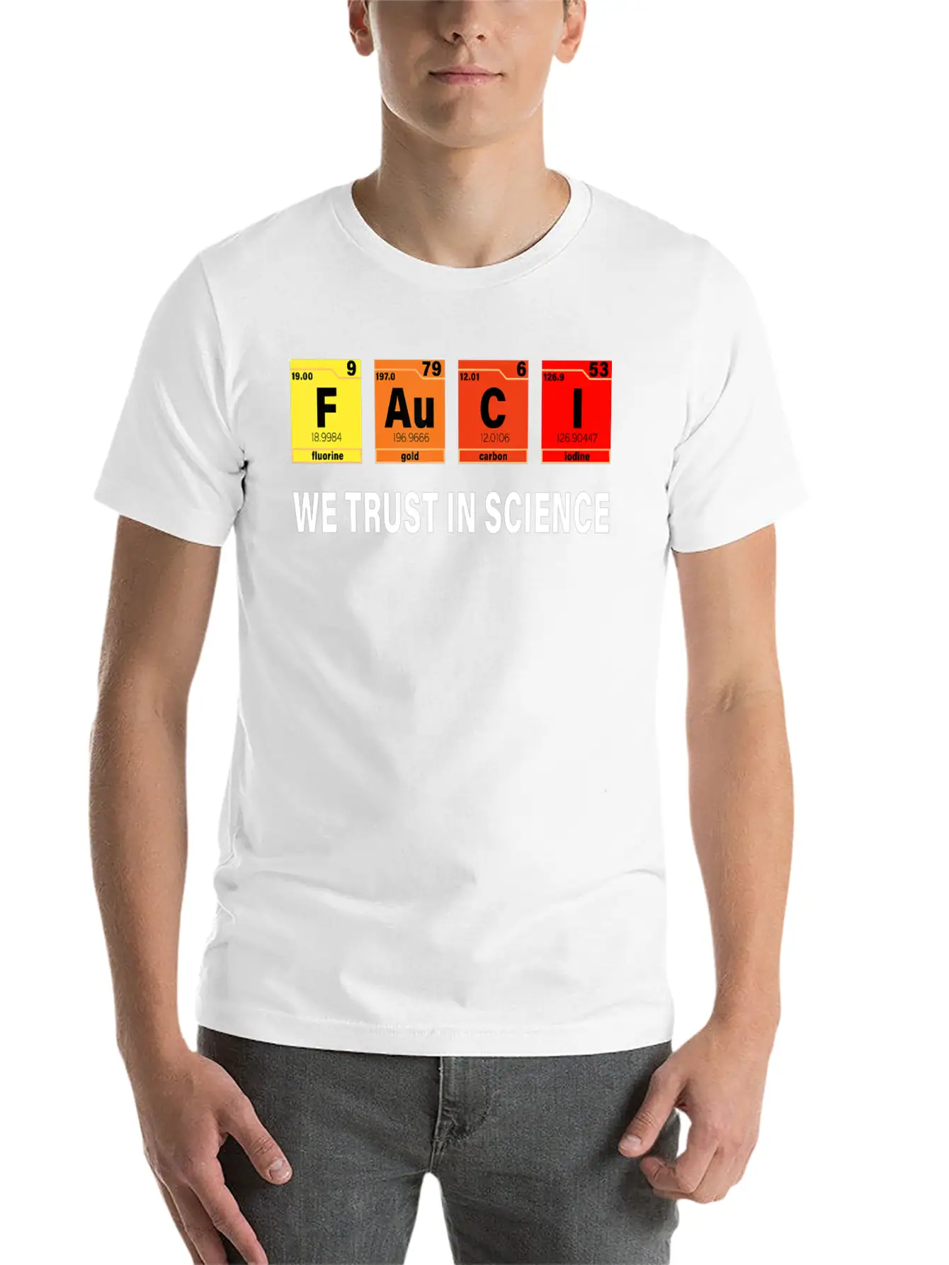 Science Trust In Science I Love Fauci T Shirt Timeless Short Sleeve Tee – Comfy And Minimalist Design