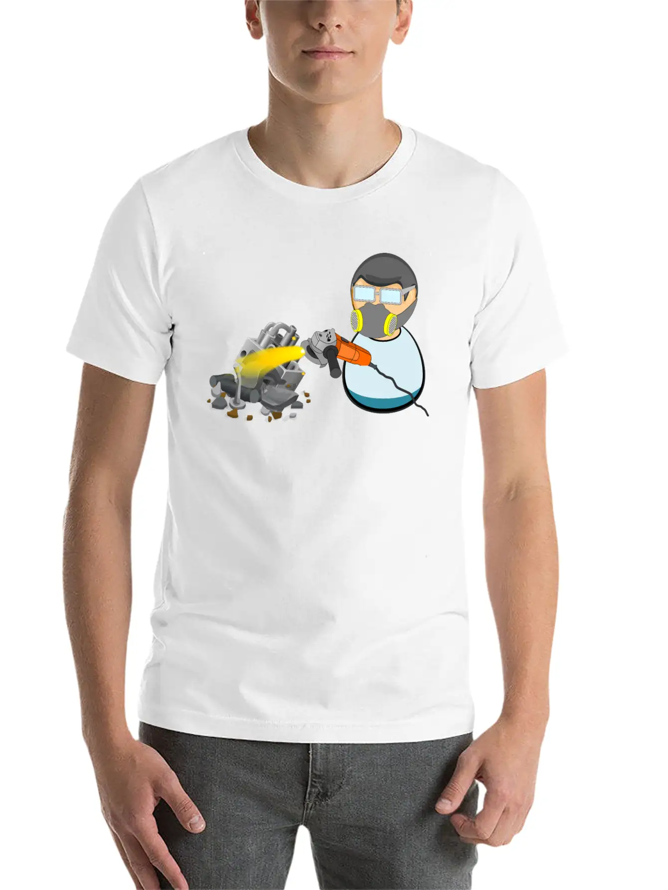 Scrapyard Worker Stylish Everyday T-Shirt – Unisex Basic Cotton Tee