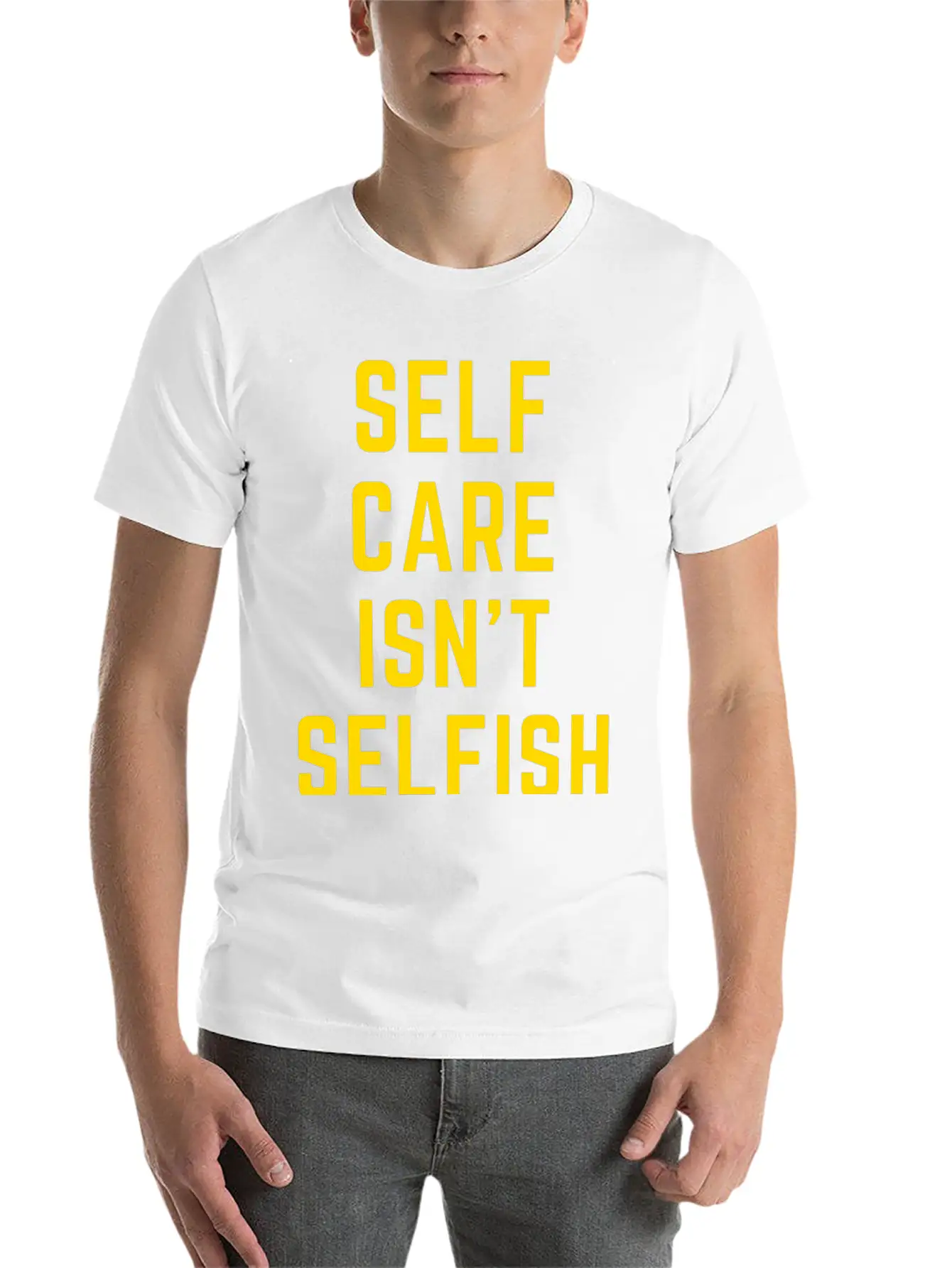 Self Care Essential Unisex Summer Tee – Soft Cotton Casual Fit