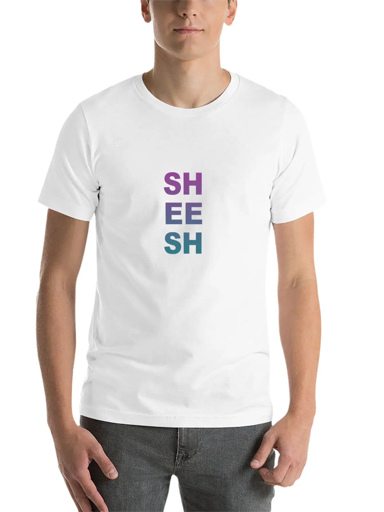 Sheesh Neon Stylish Everyday T-Shirt – Unisex Basic Cotton Tee