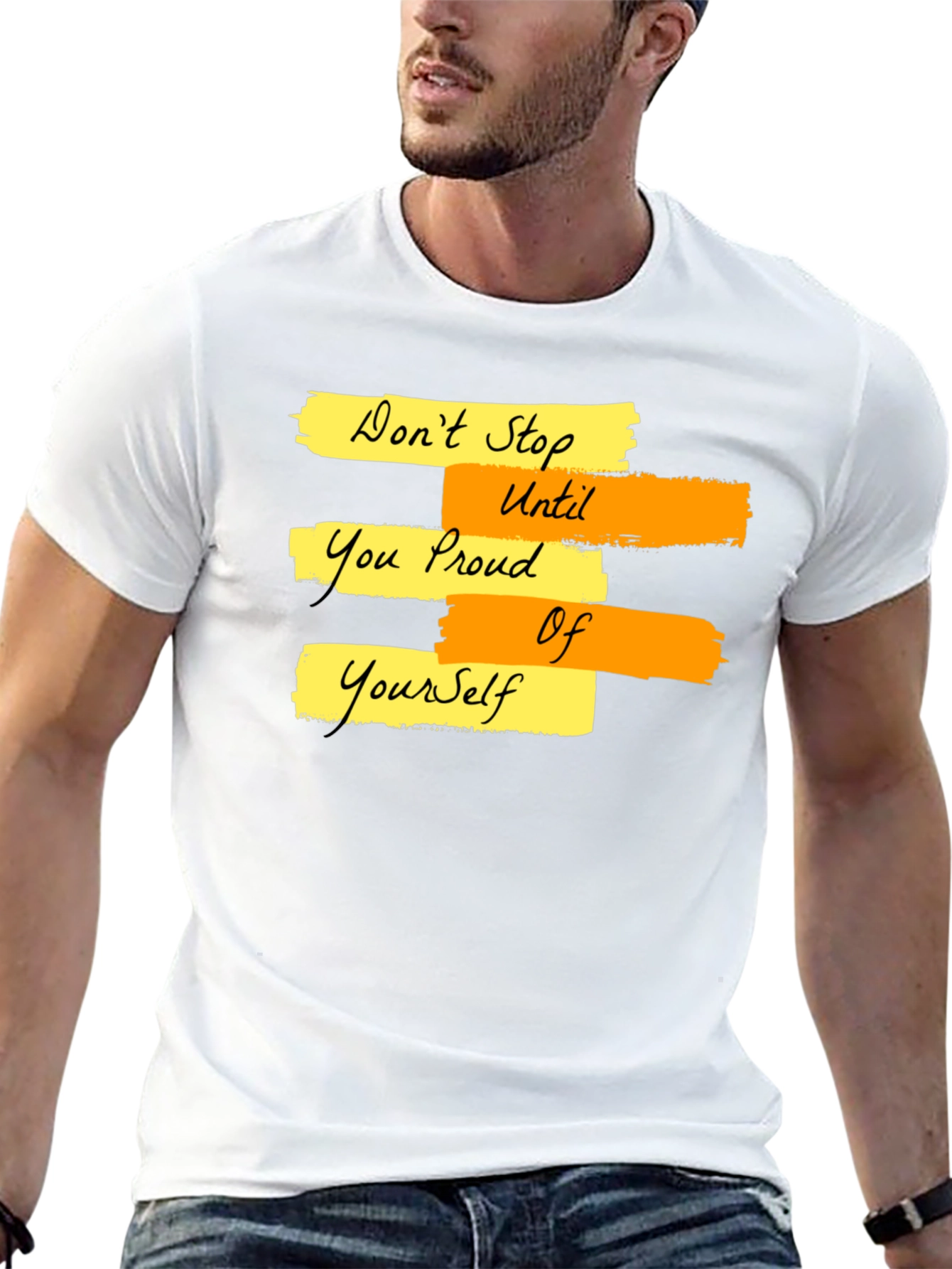 Motivational Graphic T-Shirt - Dont Stop