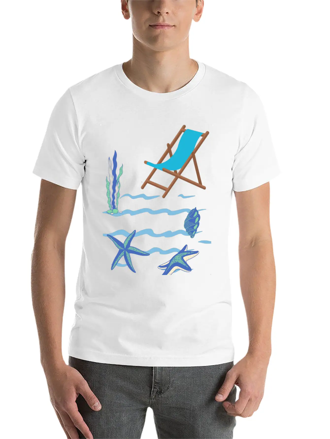 Sizzling Summer Beach Vibes Tee--Embrace The Sun Timeless Short Sleeve Tee – Comfy And Minimalist Design