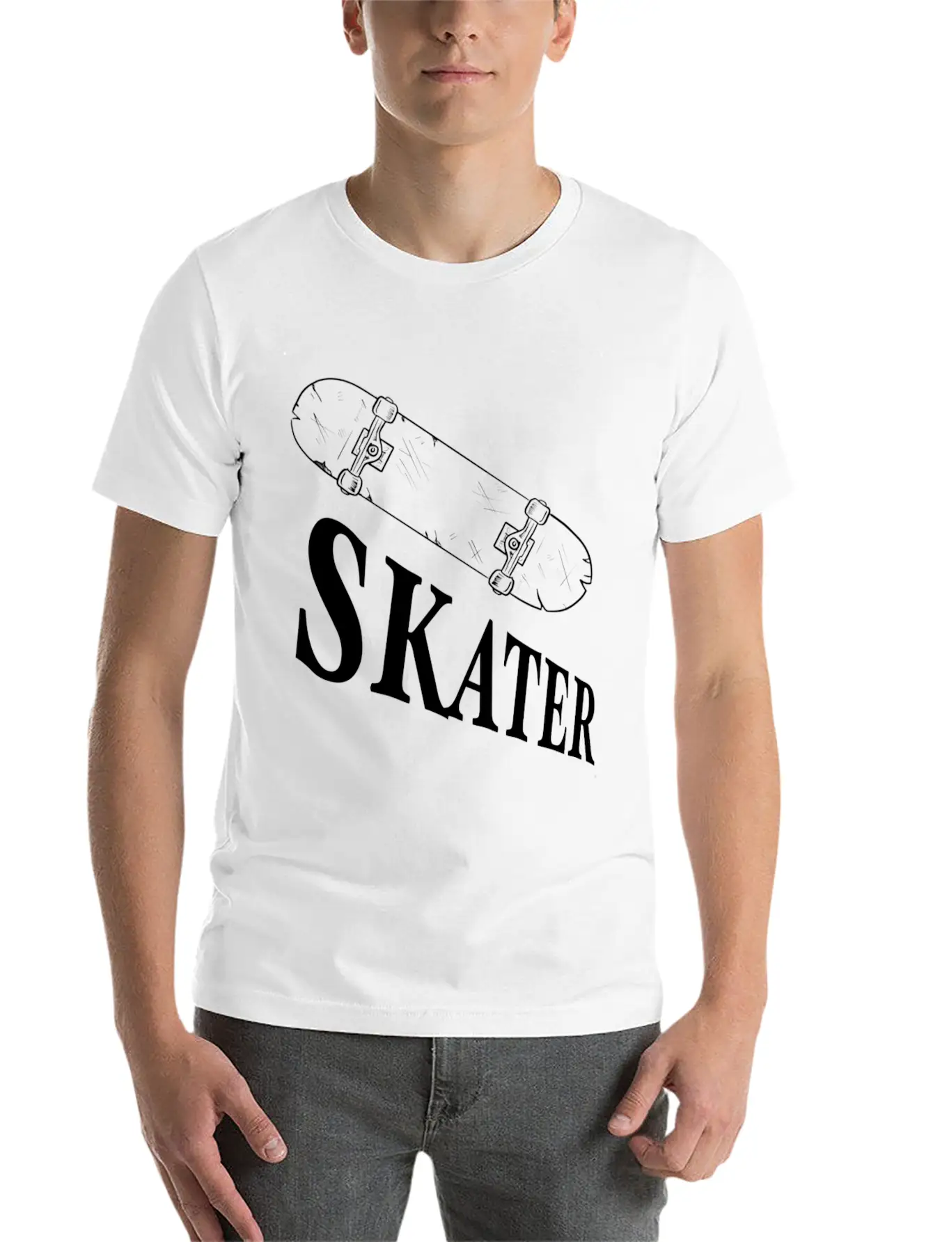 Skater Timeless Short Sleeve Tee – Comfy And Minimalist Design