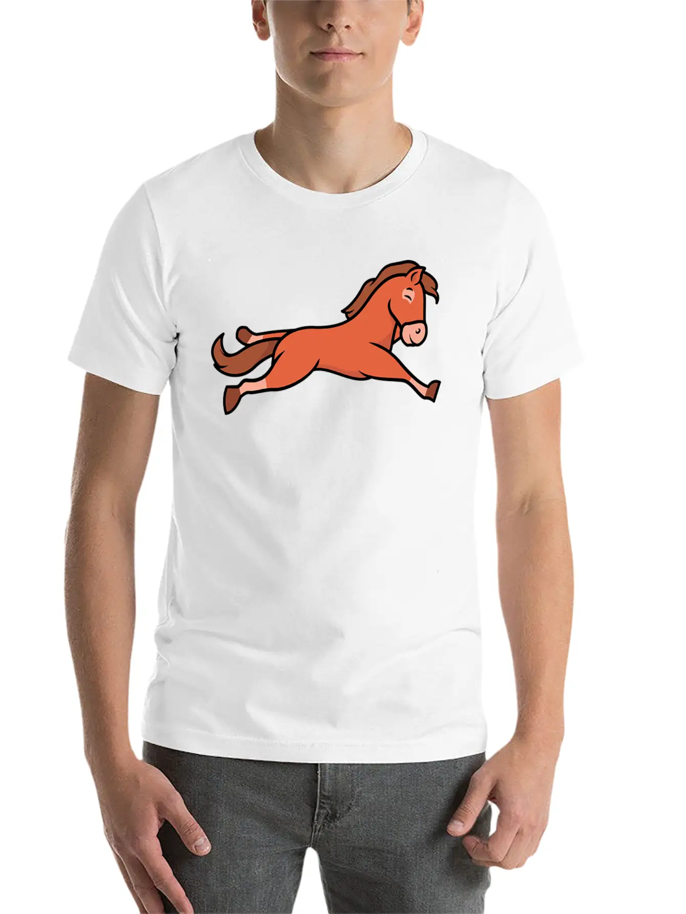 Sleeping Horse Essential Unisex Summer Tee – Soft Cotton Casual Fit