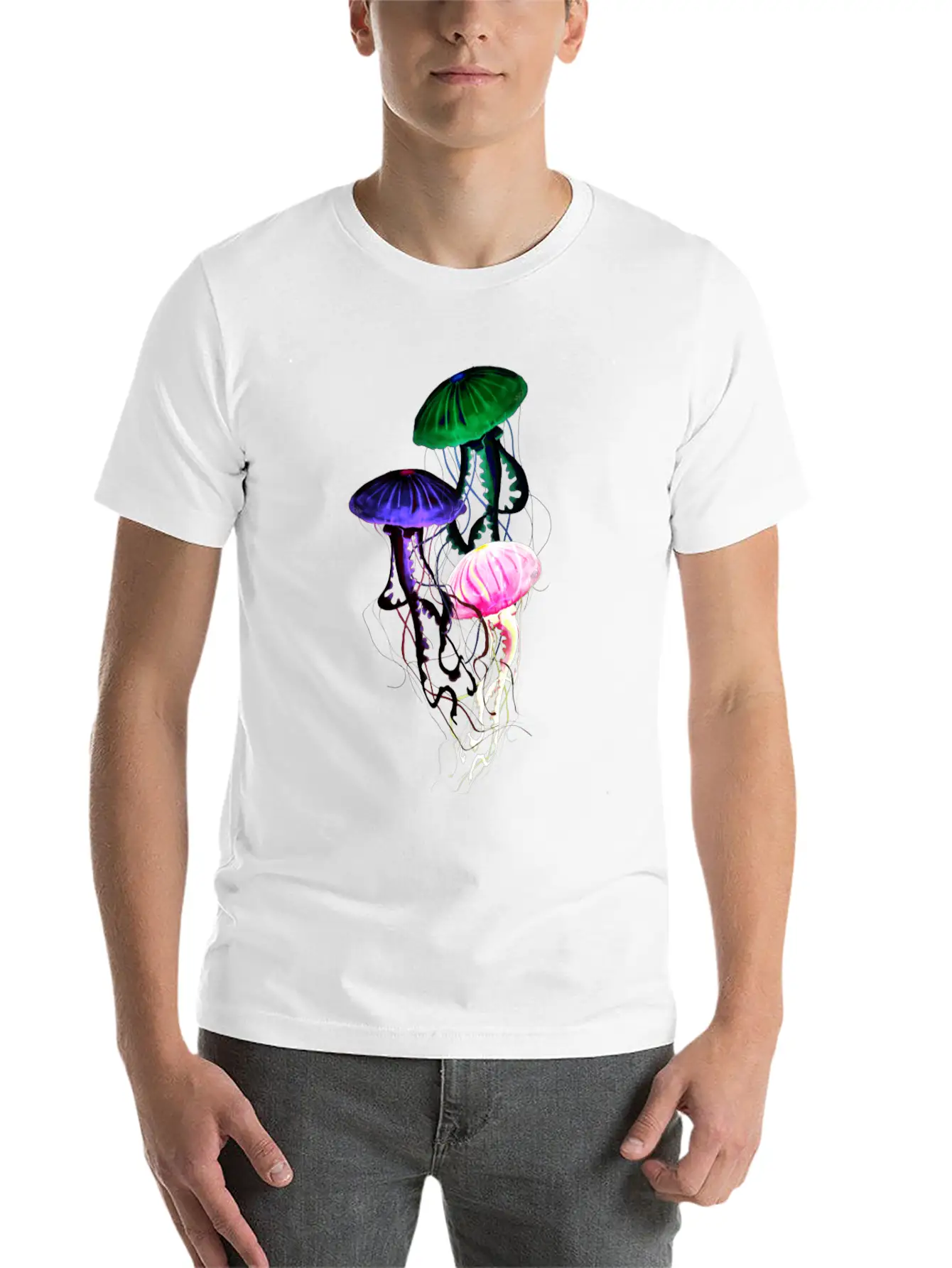 Small Jelly Bloom Unisex Casual T-Shirt – Clean Design For Daily Comfort
