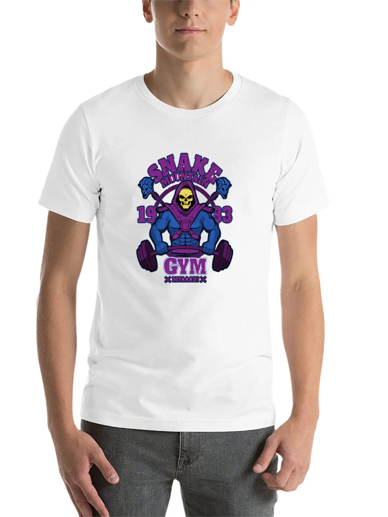 Snake Mountain Gym Basic Graphic T-Shirt – Daily Comfort In Soft Cotton
