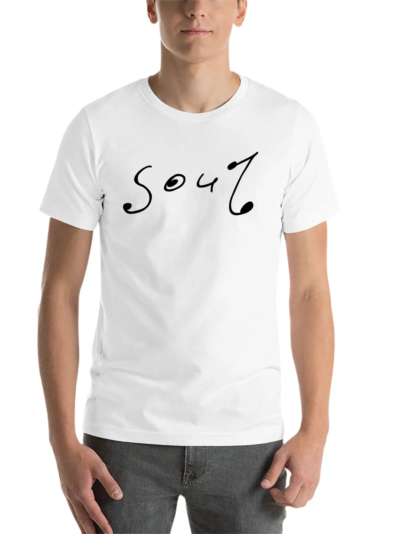 Soul Music Comfortable Minimalist Graphic Tee – Summer Style Essential
