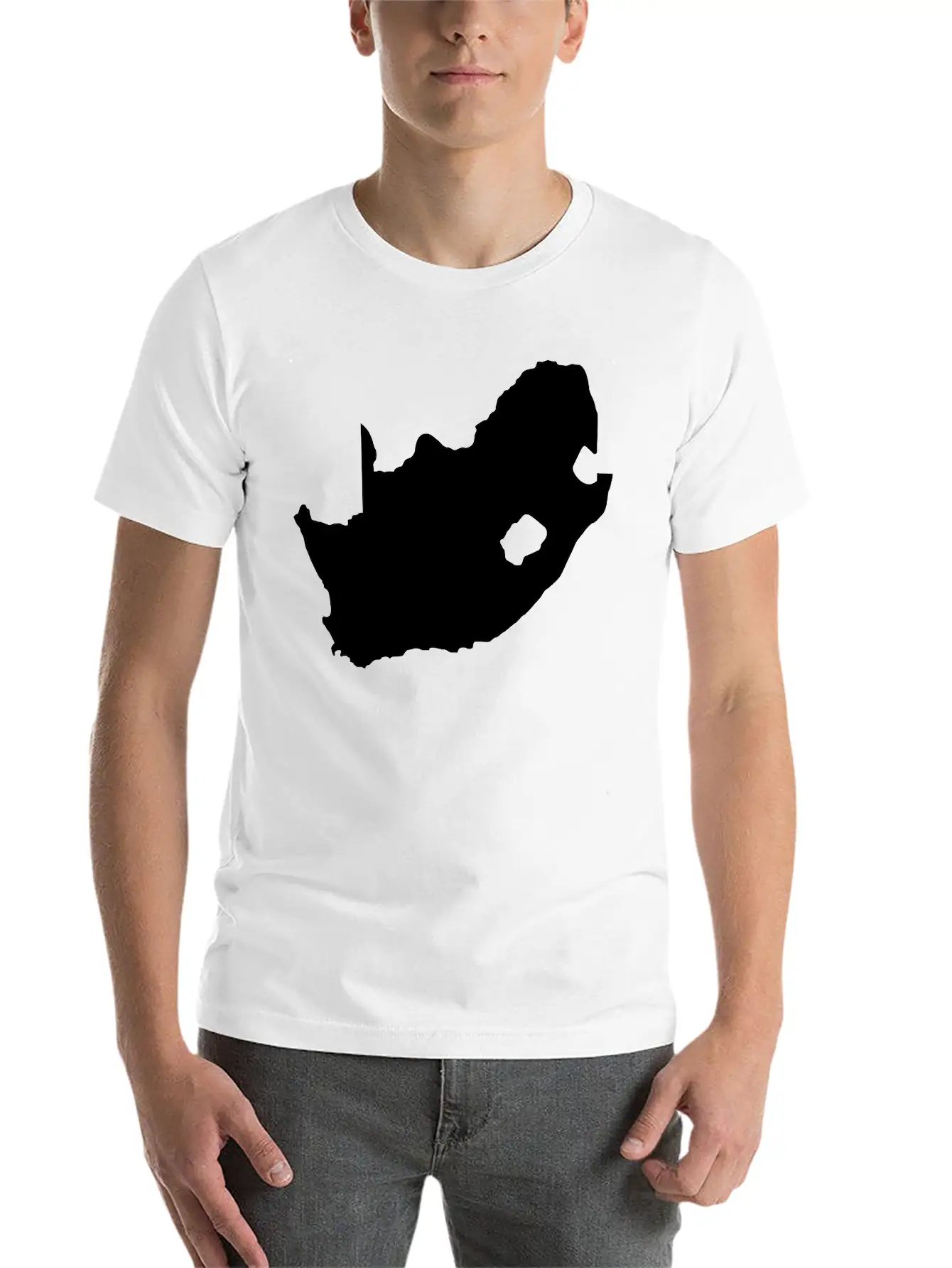 South Africa Comfortable Minimalist Graphic Tee – Summer Style Essential