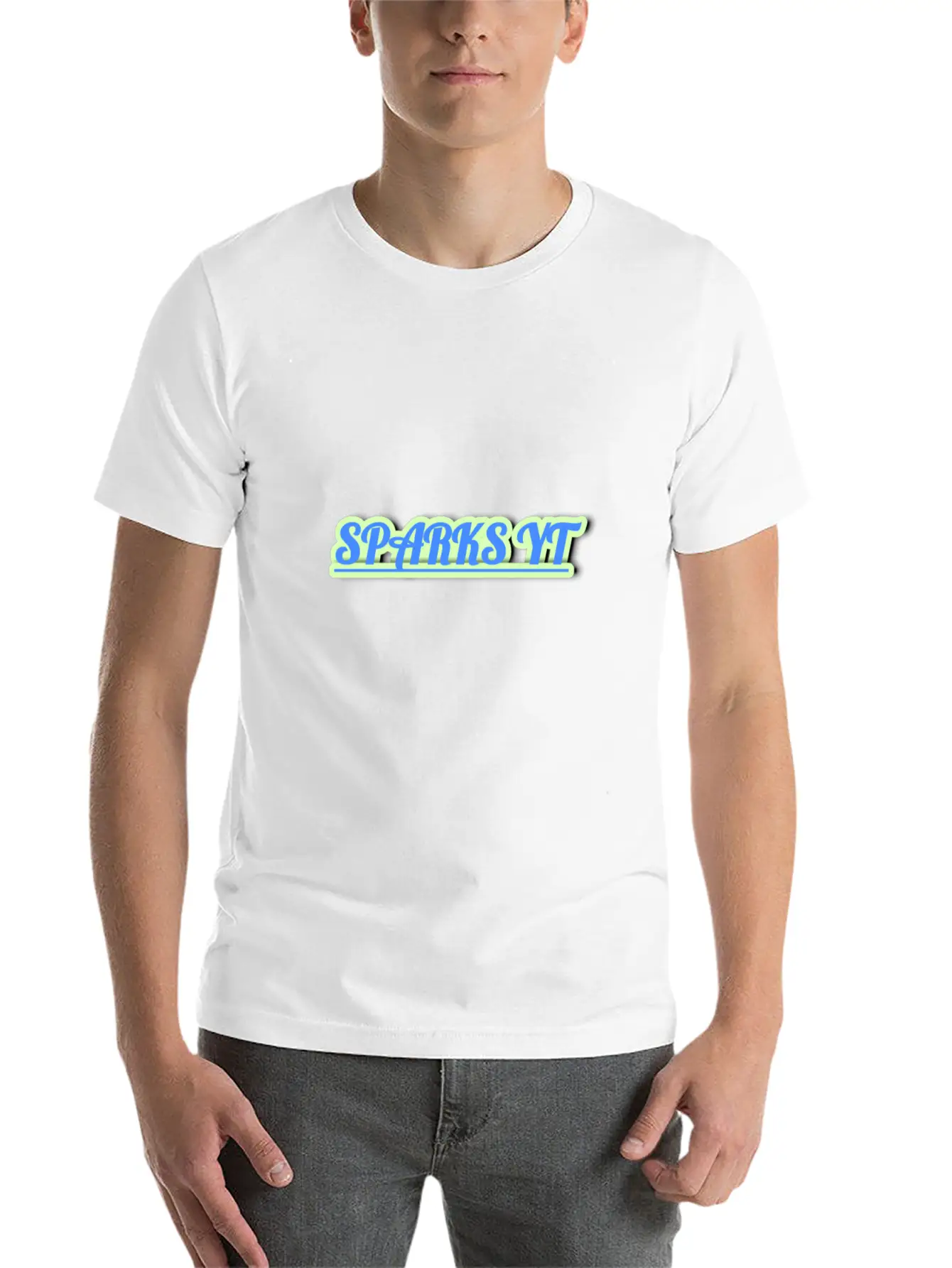 Sparks Yt Stylish Everyday T-Shirt – Unisex Basic Cotton Tee