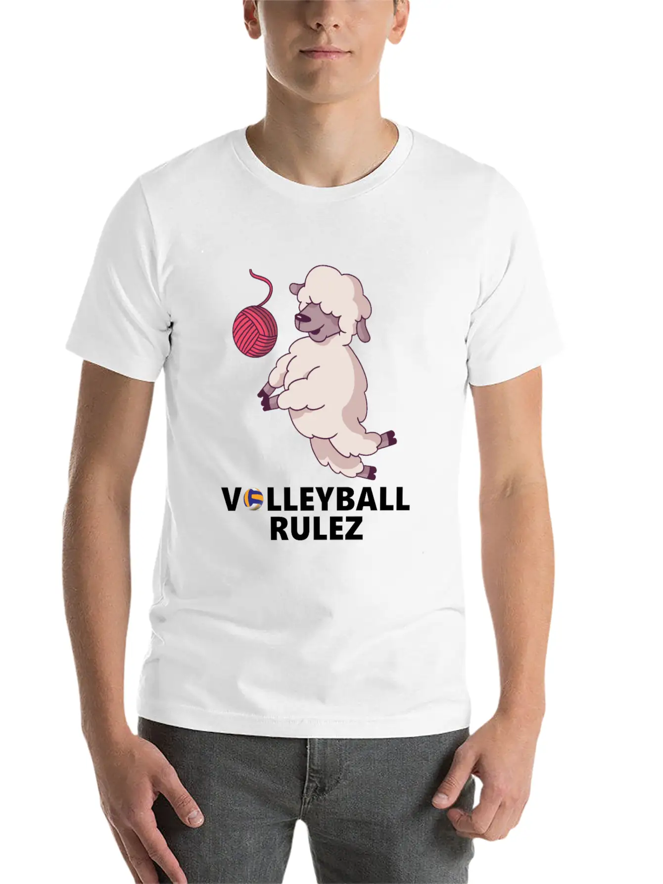 Sport Volleyball Libero Team Unisex Short Sleeve Soft Cotton T-Shirt – Casual Everyday Wear