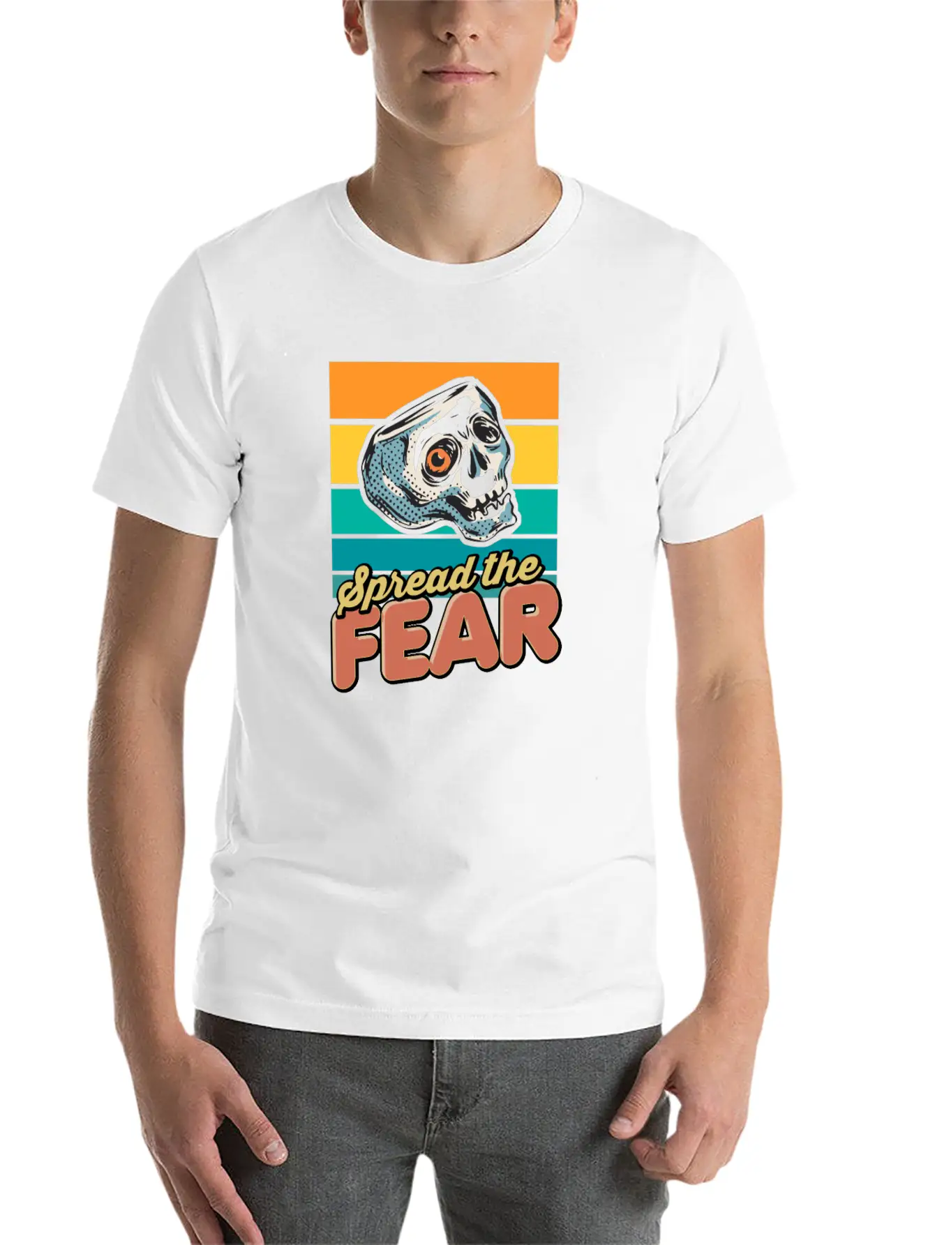 Spray Fear Stylish Everyday T-Shirt – Unisex Basic Cotton Tee
