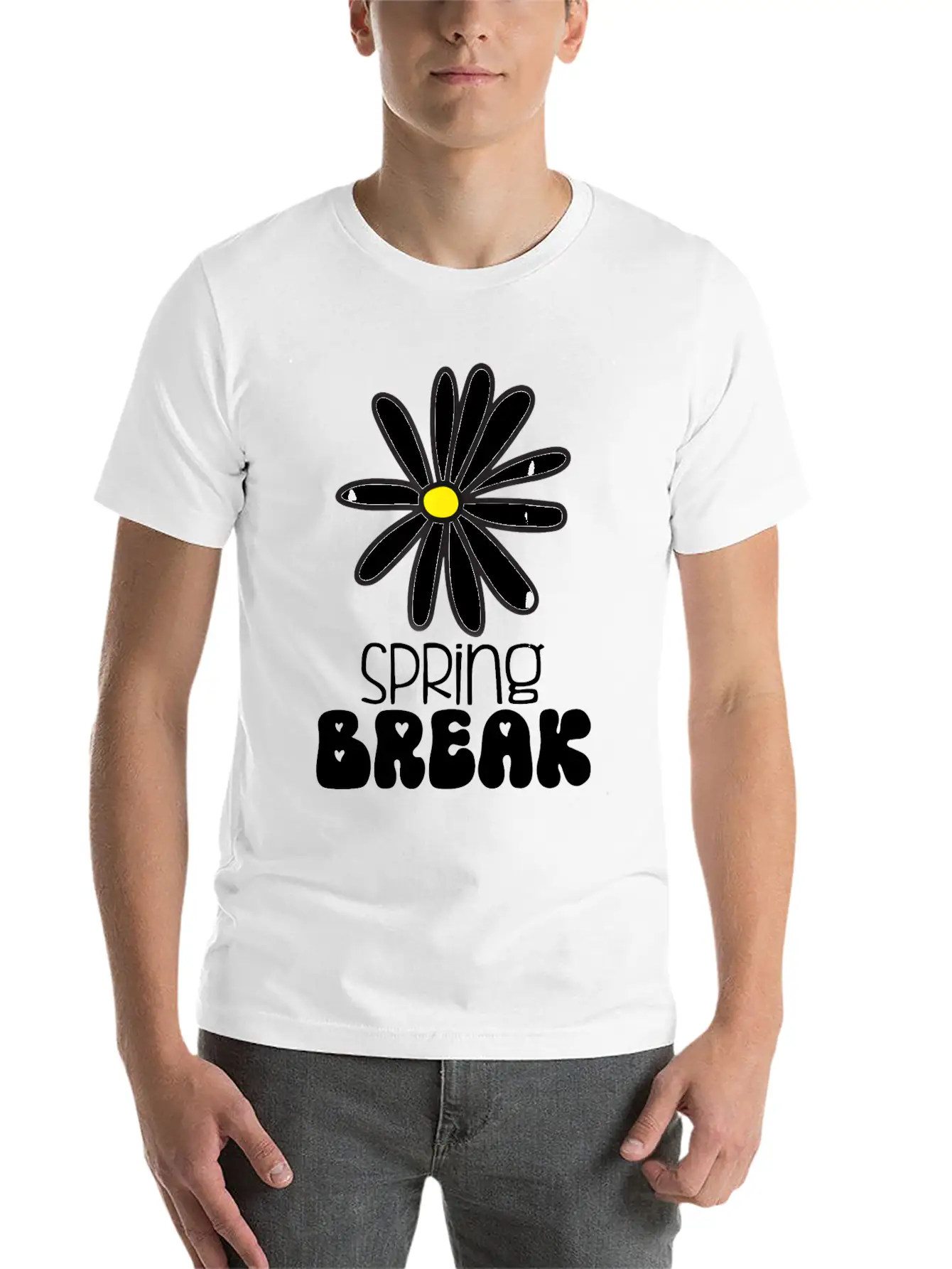Spring Break 2024 Groovy Unisex Short Sleeve Soft Cotton T-Shirt – Casual Everyday Wear