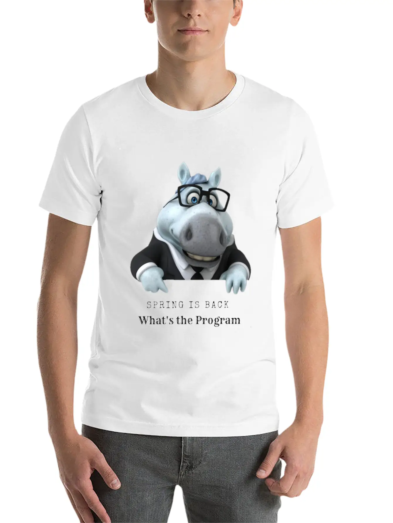 Spring Is Back Be Happy Stylish Everyday T-Shirt – Unisex Basic Cotton Tee