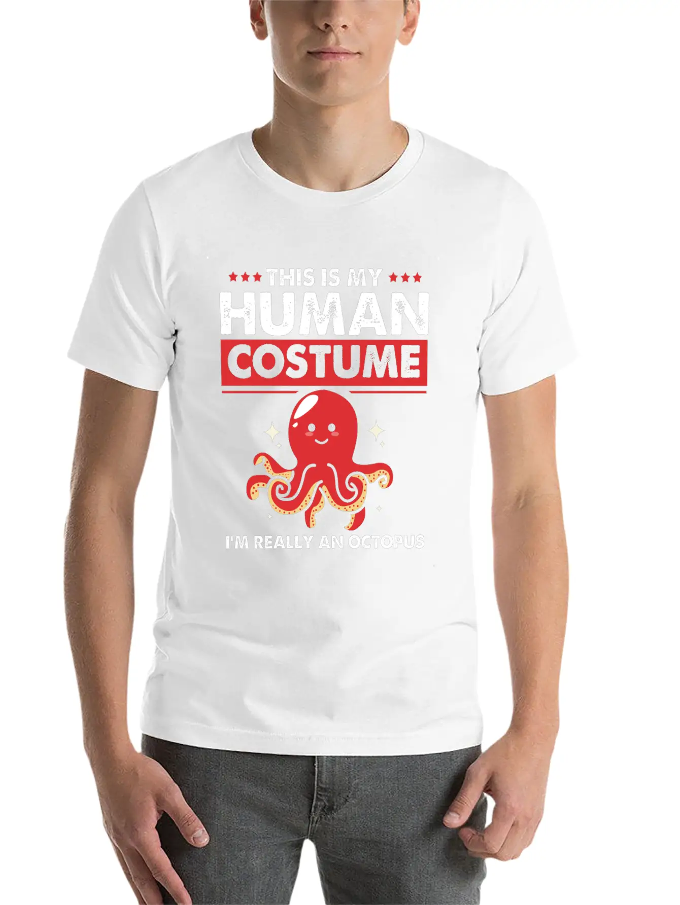 Squid Octopus Tentacle Ink Calamari Ocean Oracle Unisex Casual T-Shirt – Clean Design For Daily Comfort