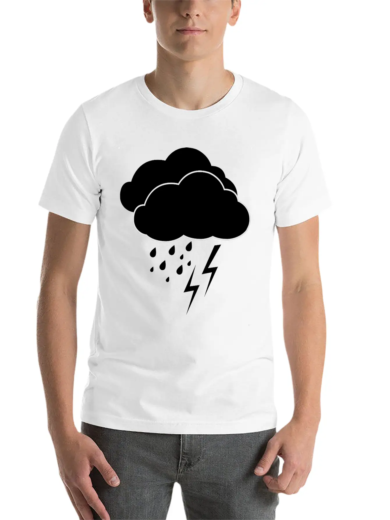 Storm Unisex Short Sleeve Soft Cotton T-Shirt – Casual Everyday Wear