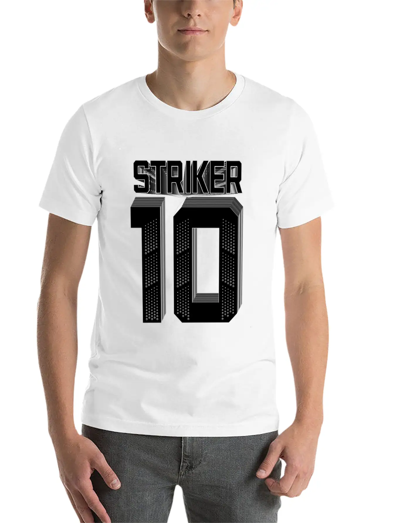 Striker Essential Unisex Summer Tee – Soft Cotton Casual Fit