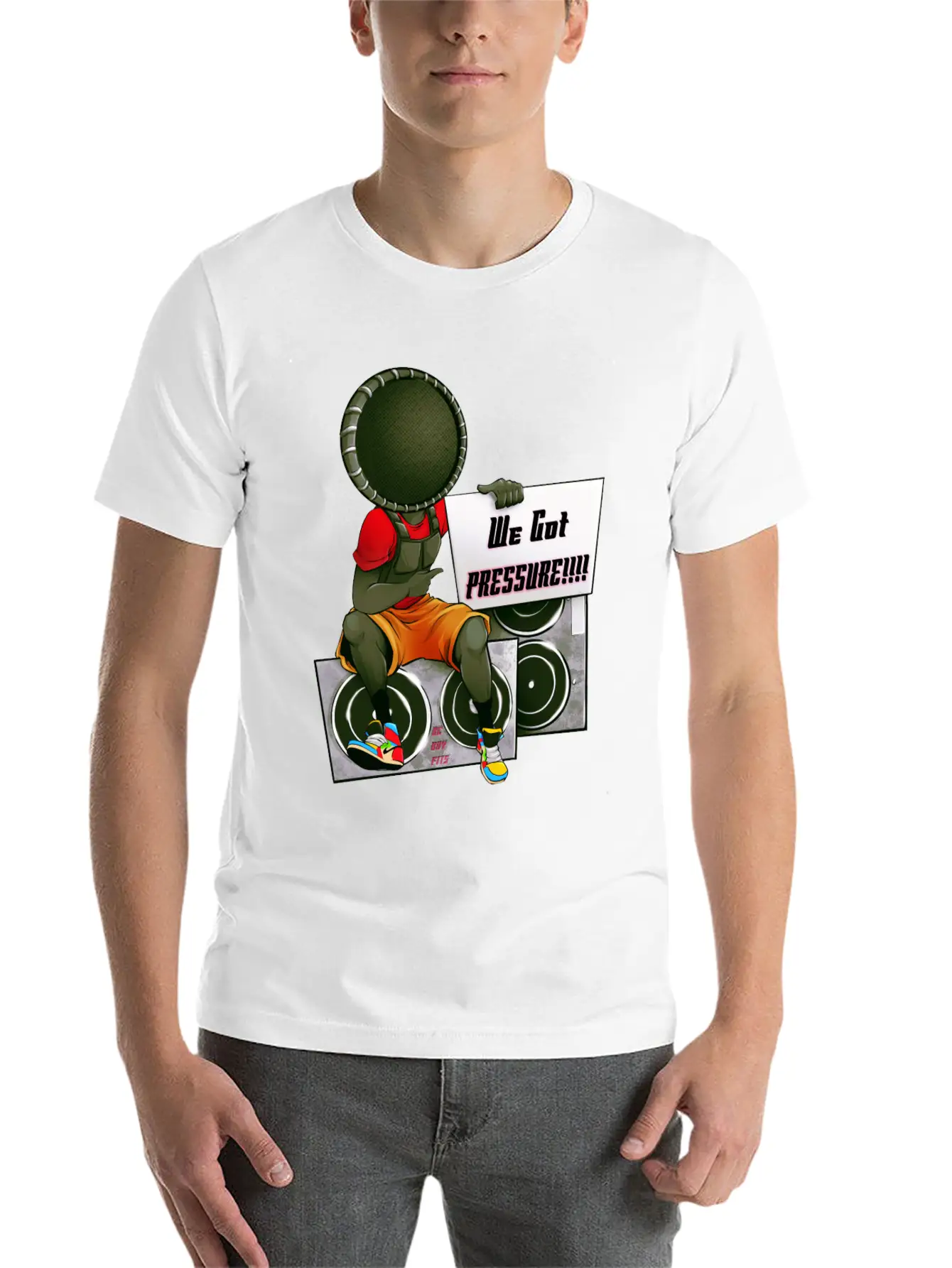 Subwoofer Bass Head Pressure Timeless Short Sleeve Tee – Comfy And Minimalist Design