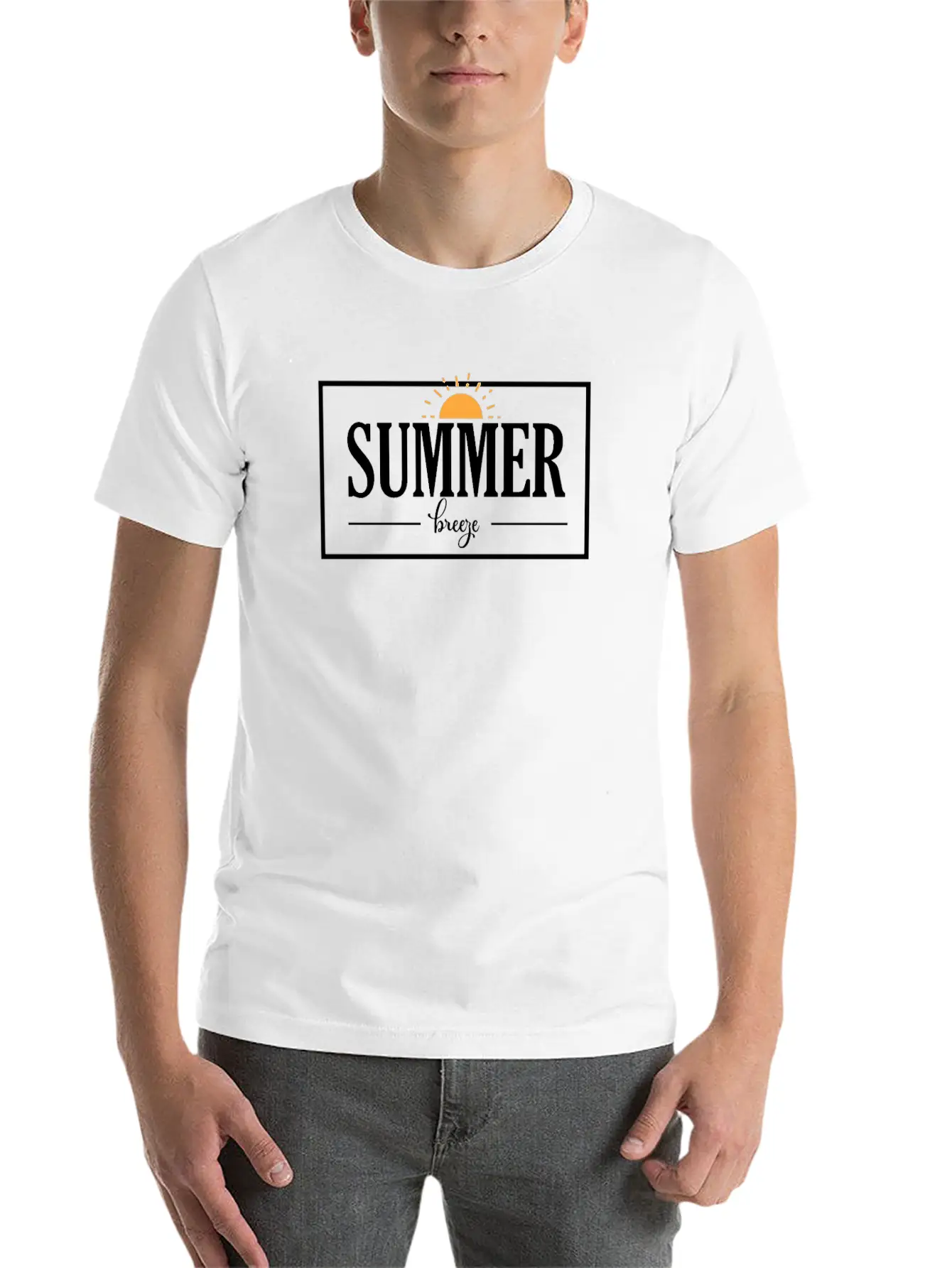 Summer Breeze #2 Timeless Short Sleeve Tee – Comfy And Minimalist Design