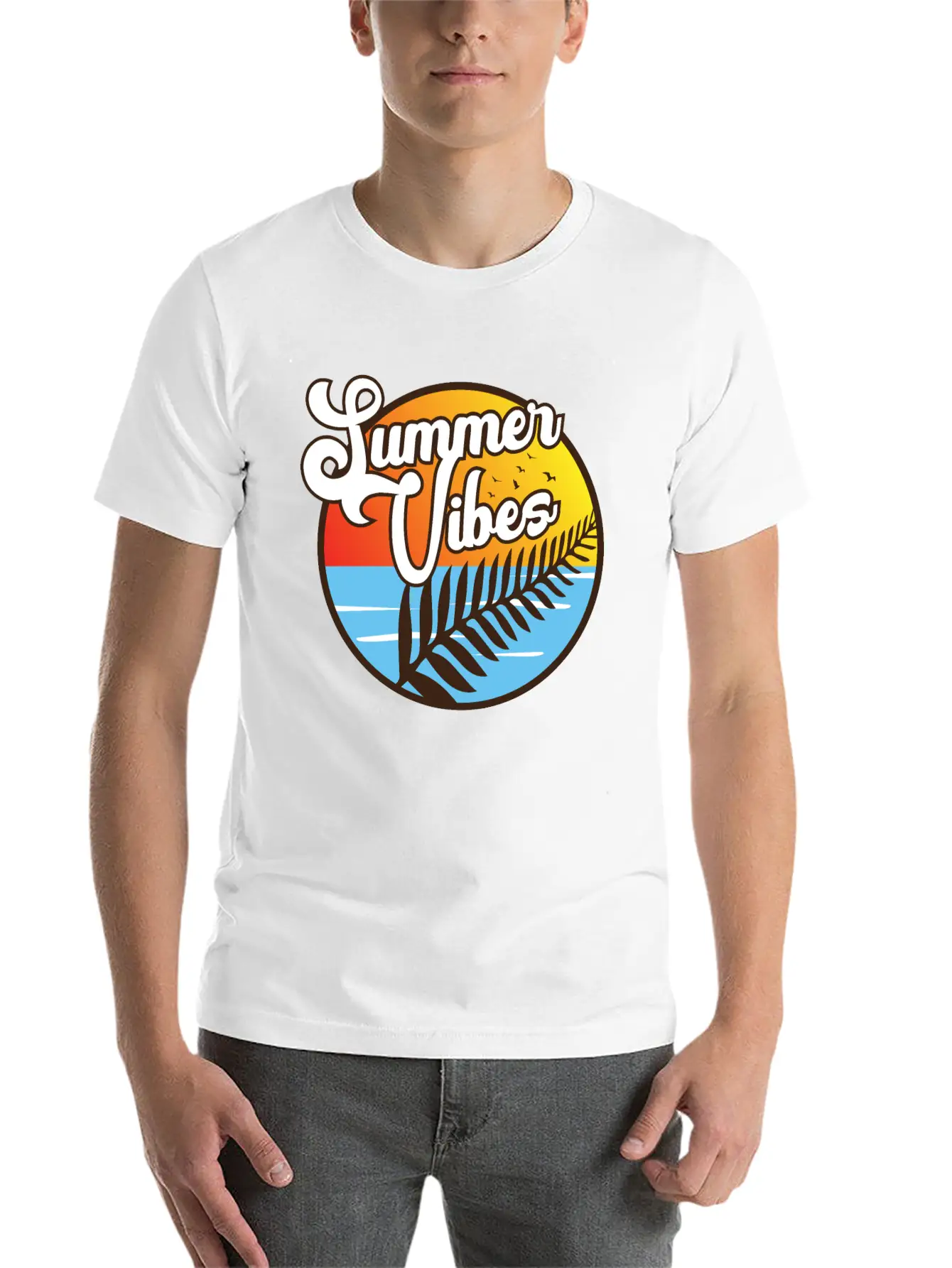 Summer Vibes Maori Silver Fern Polynesian Gift Basic Graphic T-Shirt – Daily Comfort In Soft Cotton