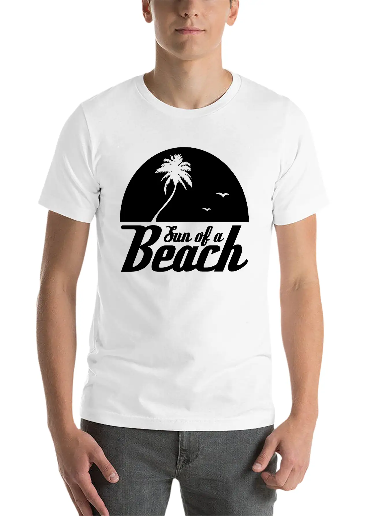 Sun Of A Beach Timeless Short Sleeve Tee – Comfy And Minimalist Design
