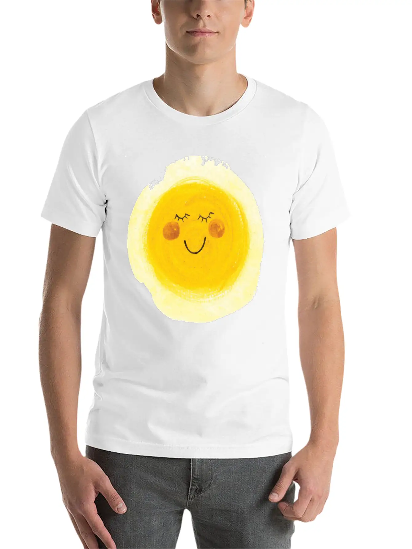 Sun Unisex Short Sleeve Soft Cotton T-Shirt – Casual Everyday Wear