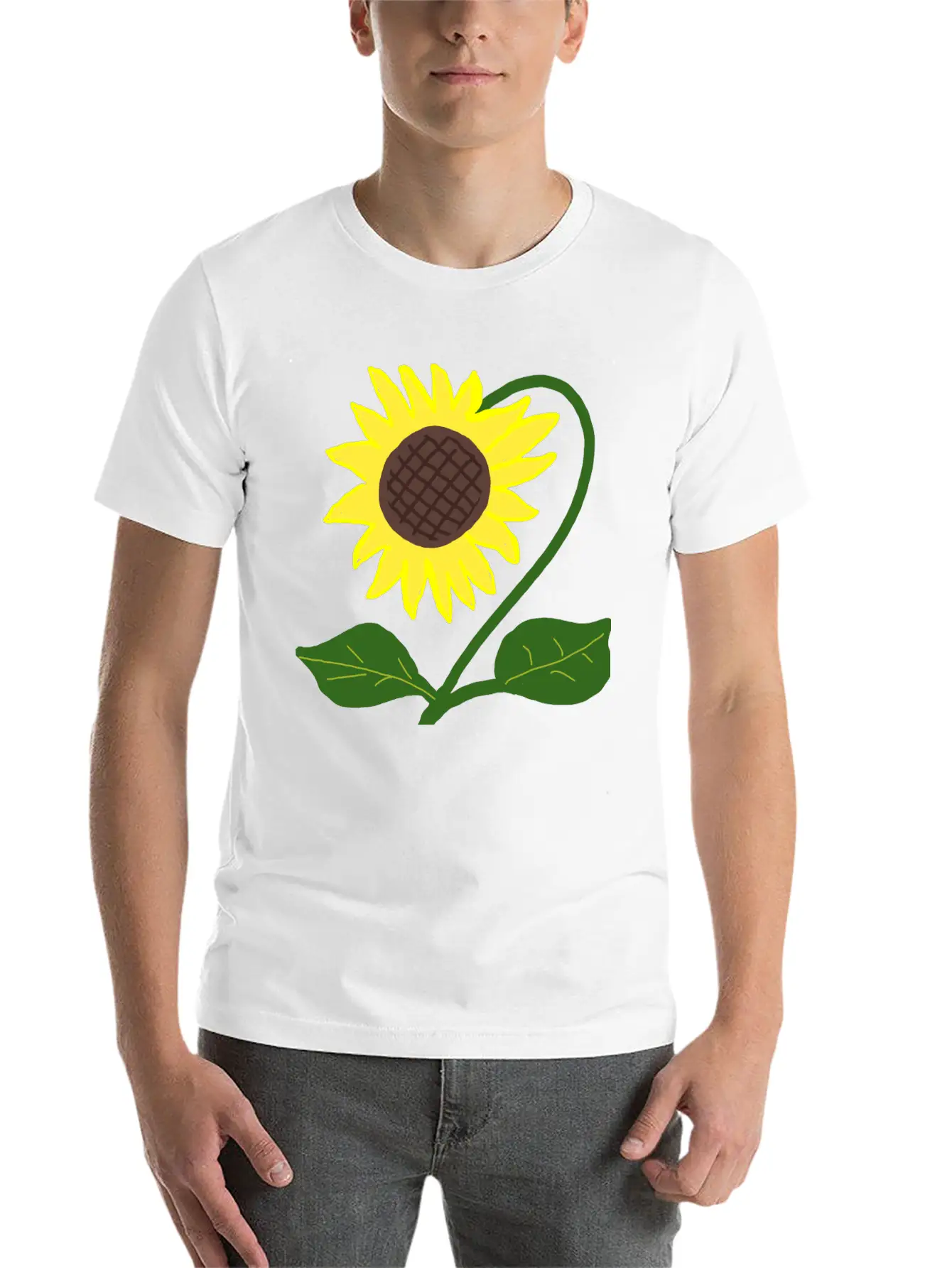 Sunflower Unisex Casual T-Shirt – Clean Design For Daily Comfort