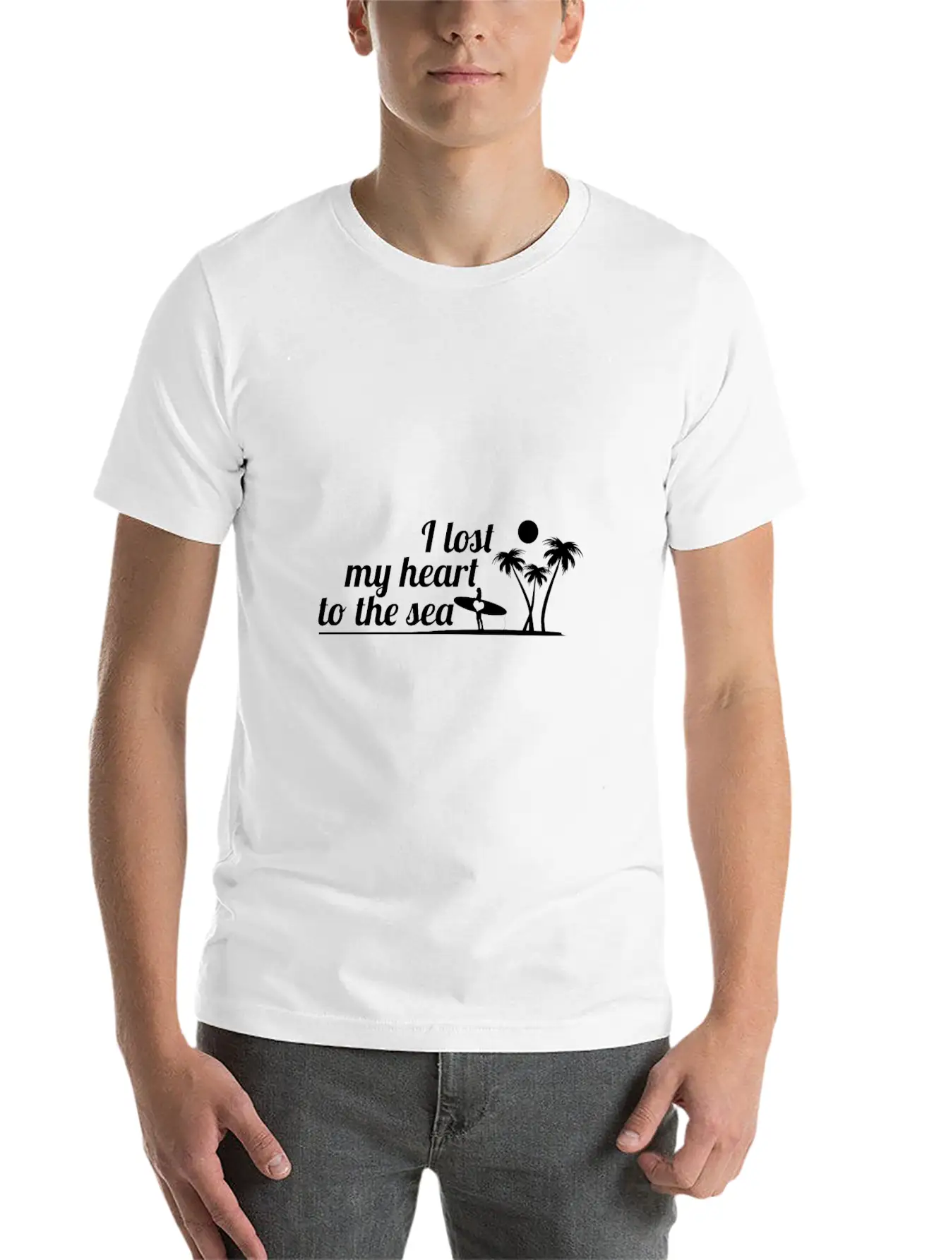 Surfing Unisex Short Sleeve Soft Cotton T-Shirt – Casual Everyday Wear