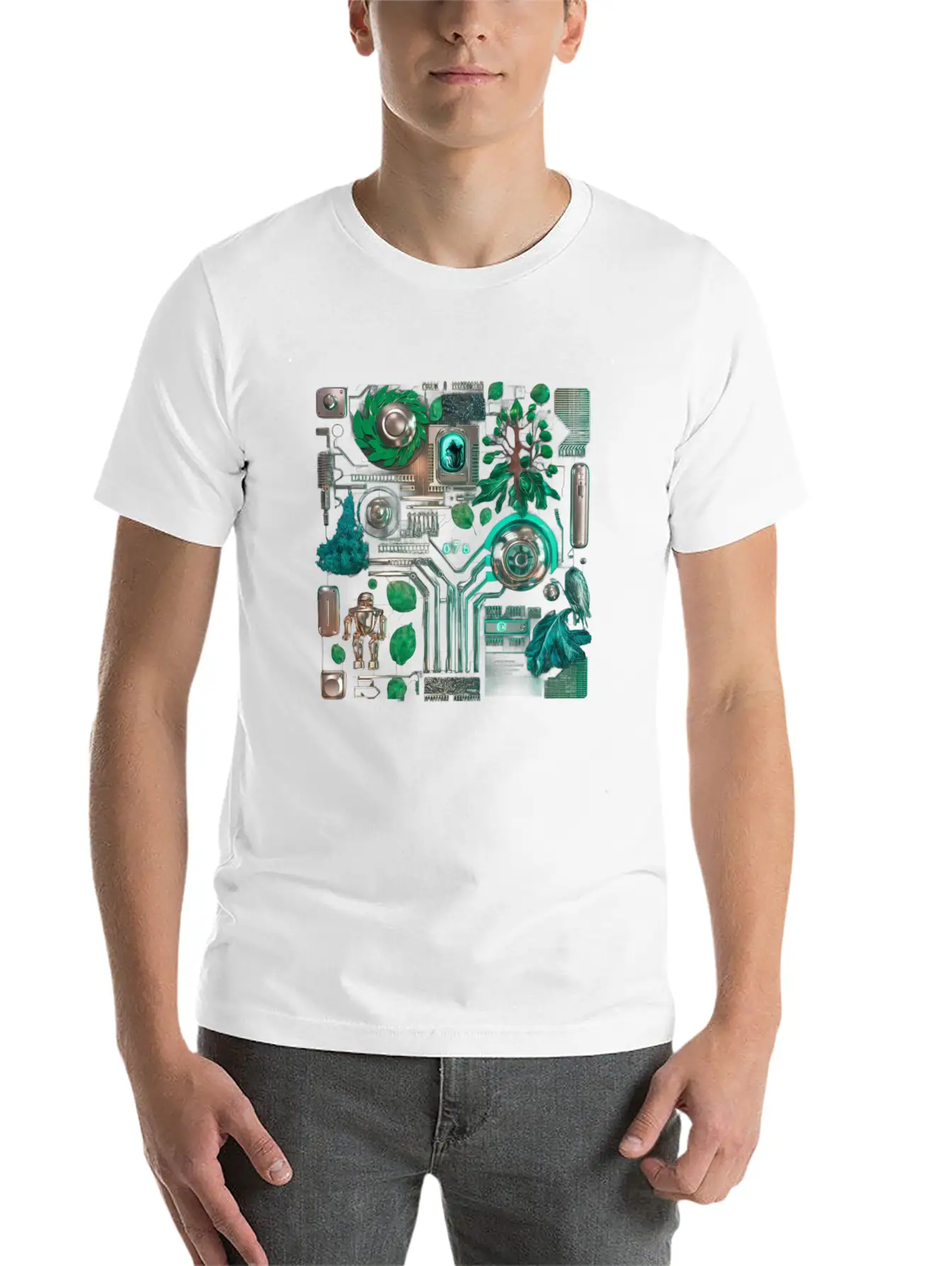 Symphony Of Elements Timeless Short Sleeve Tee – Comfy And Minimalist Design