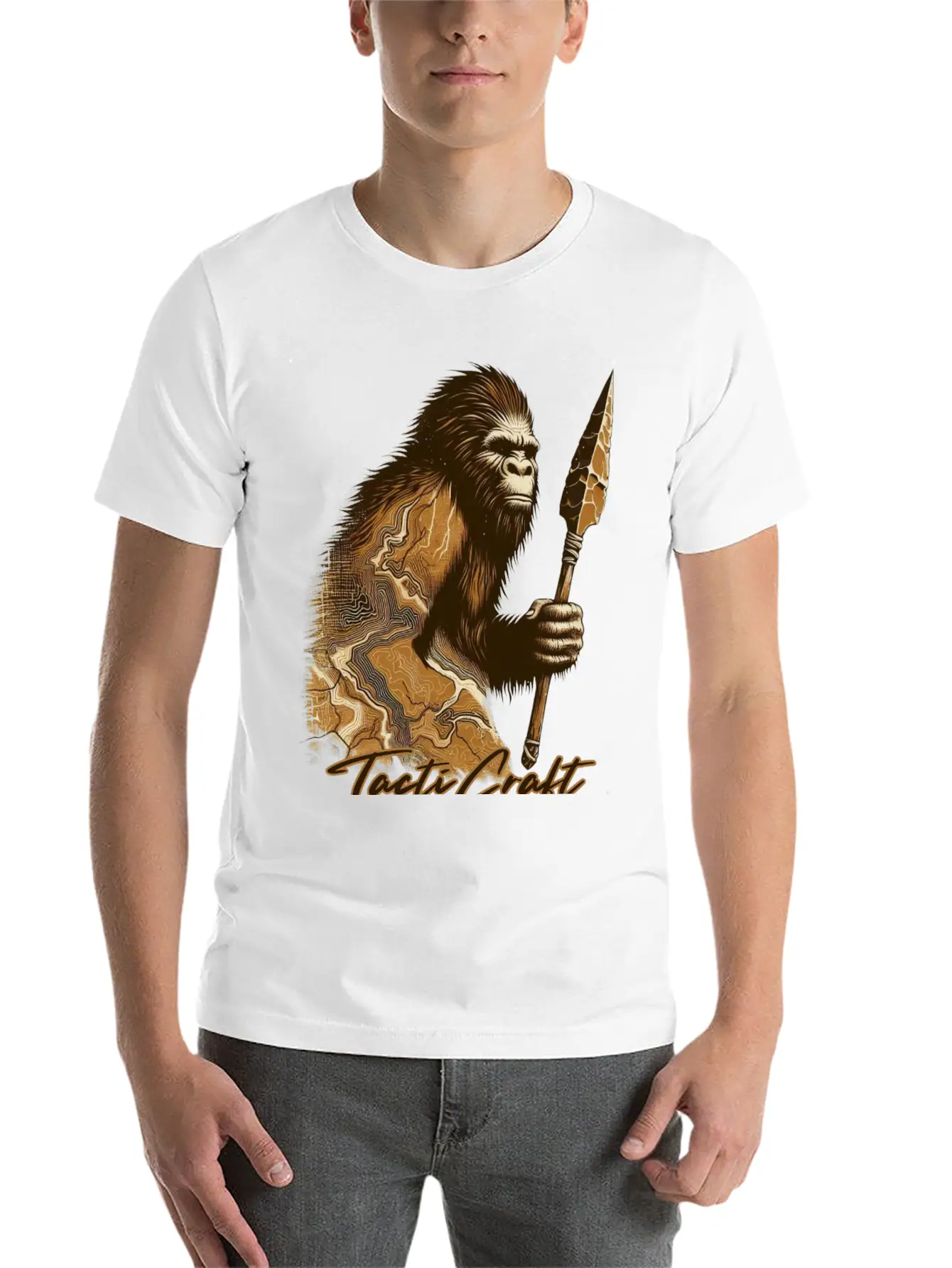 TactiCraft Stone Age Stylish Everyday T-Shirt – Unisex Basic Cotton Tee