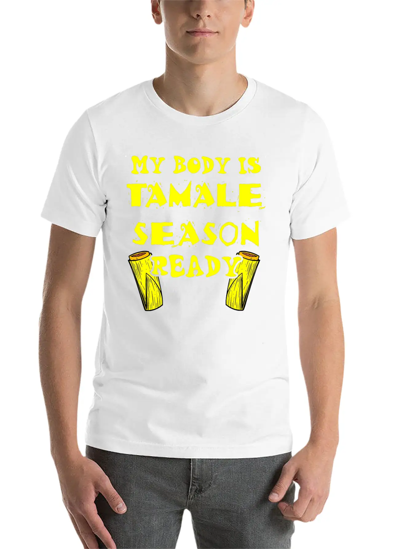 Tamale Season Unisex Short Sleeve Soft Cotton T-Shirt – Casual Everyday Wear