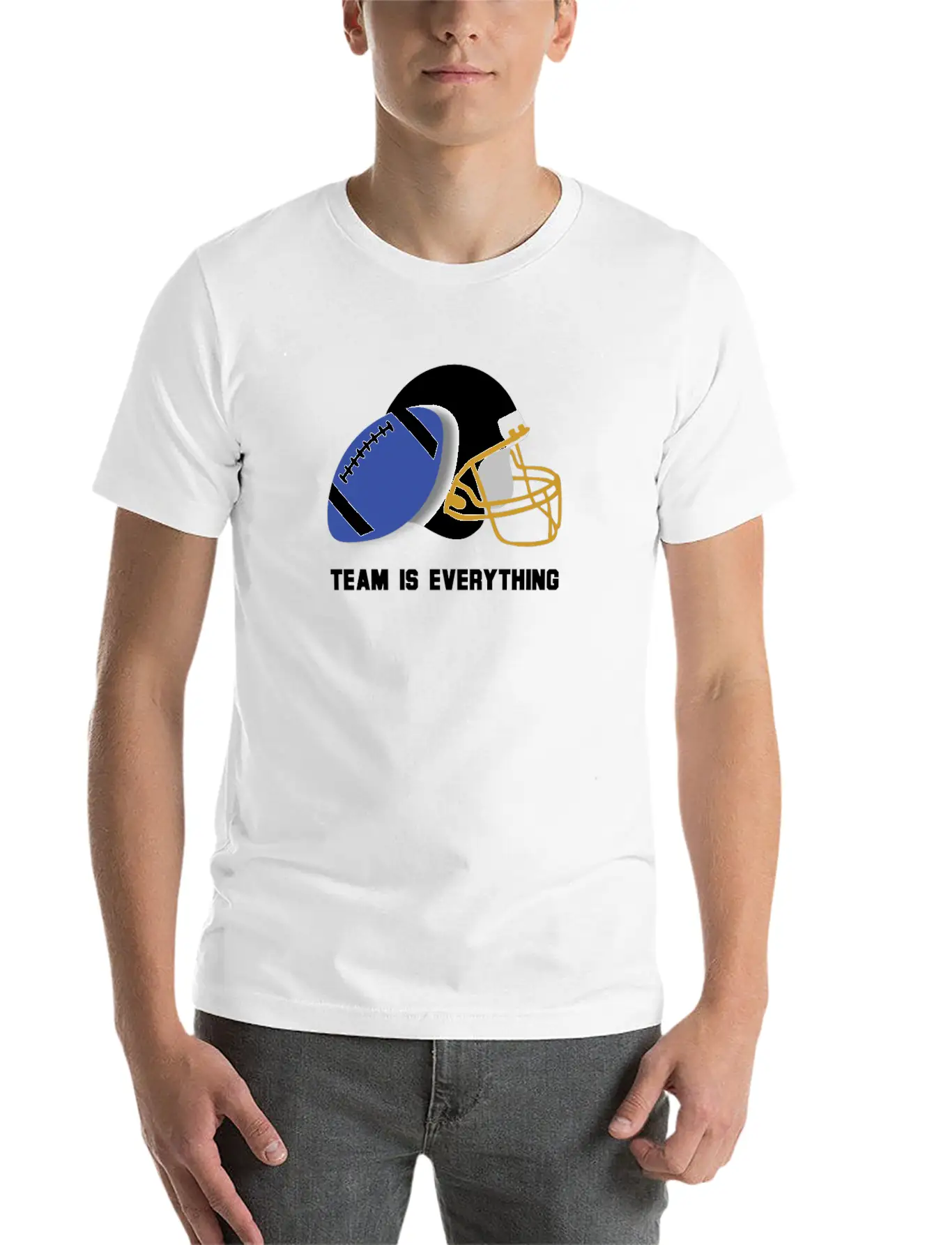 Team Is Everything Sport Training Timeless Short Sleeve Tee – Comfy And Minimalist Design
