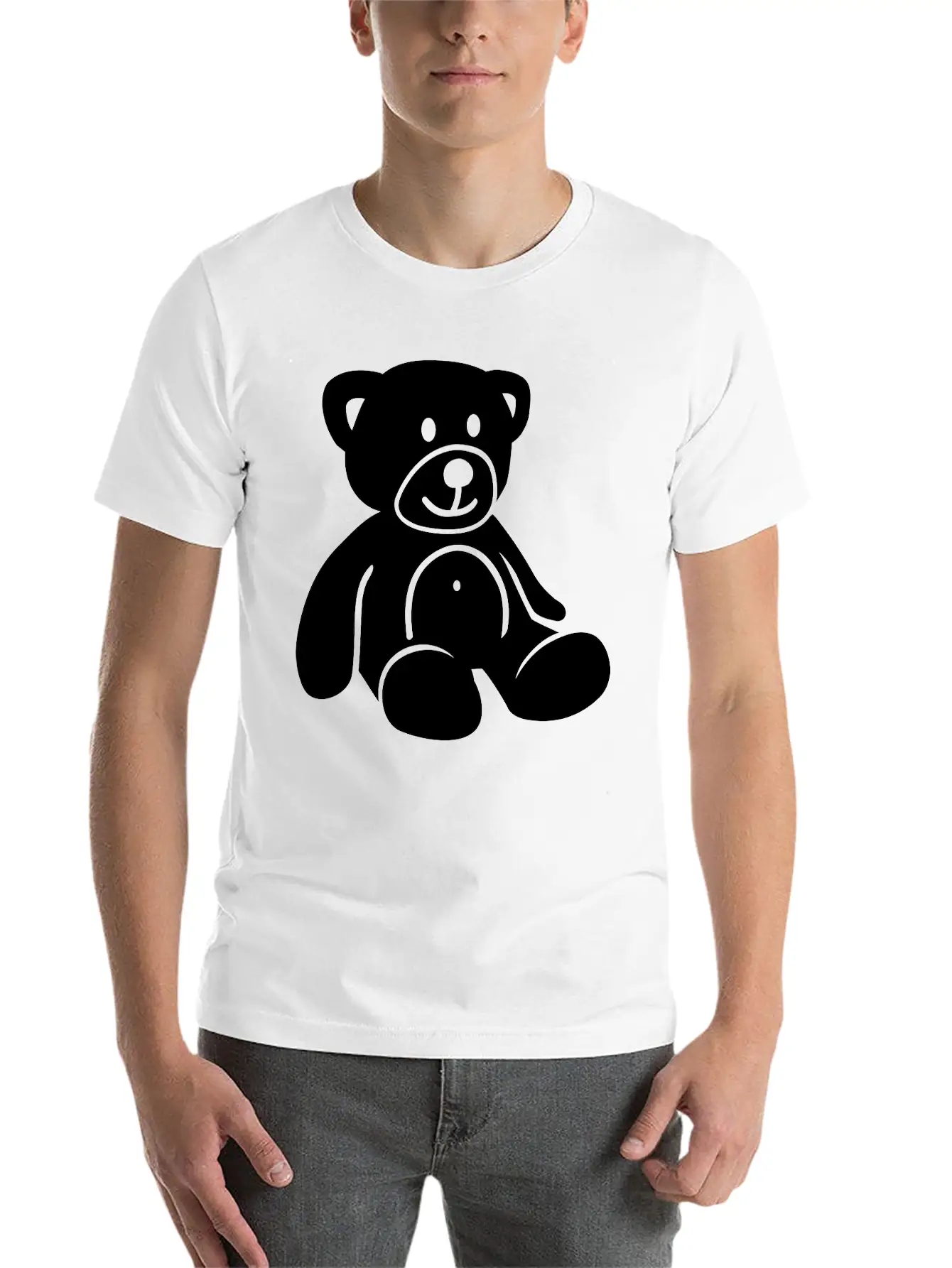 Teddy Essential Unisex Summer Tee – Soft Cotton Casual Fit