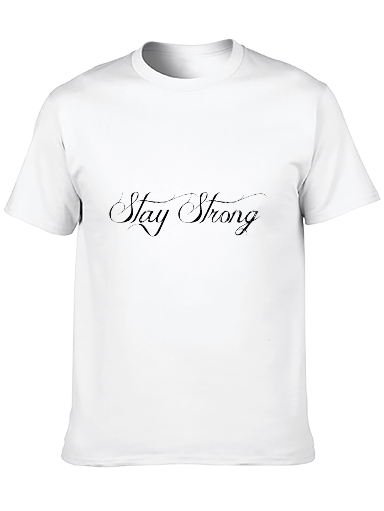 Stay Strong Black T-Shirt - Mens