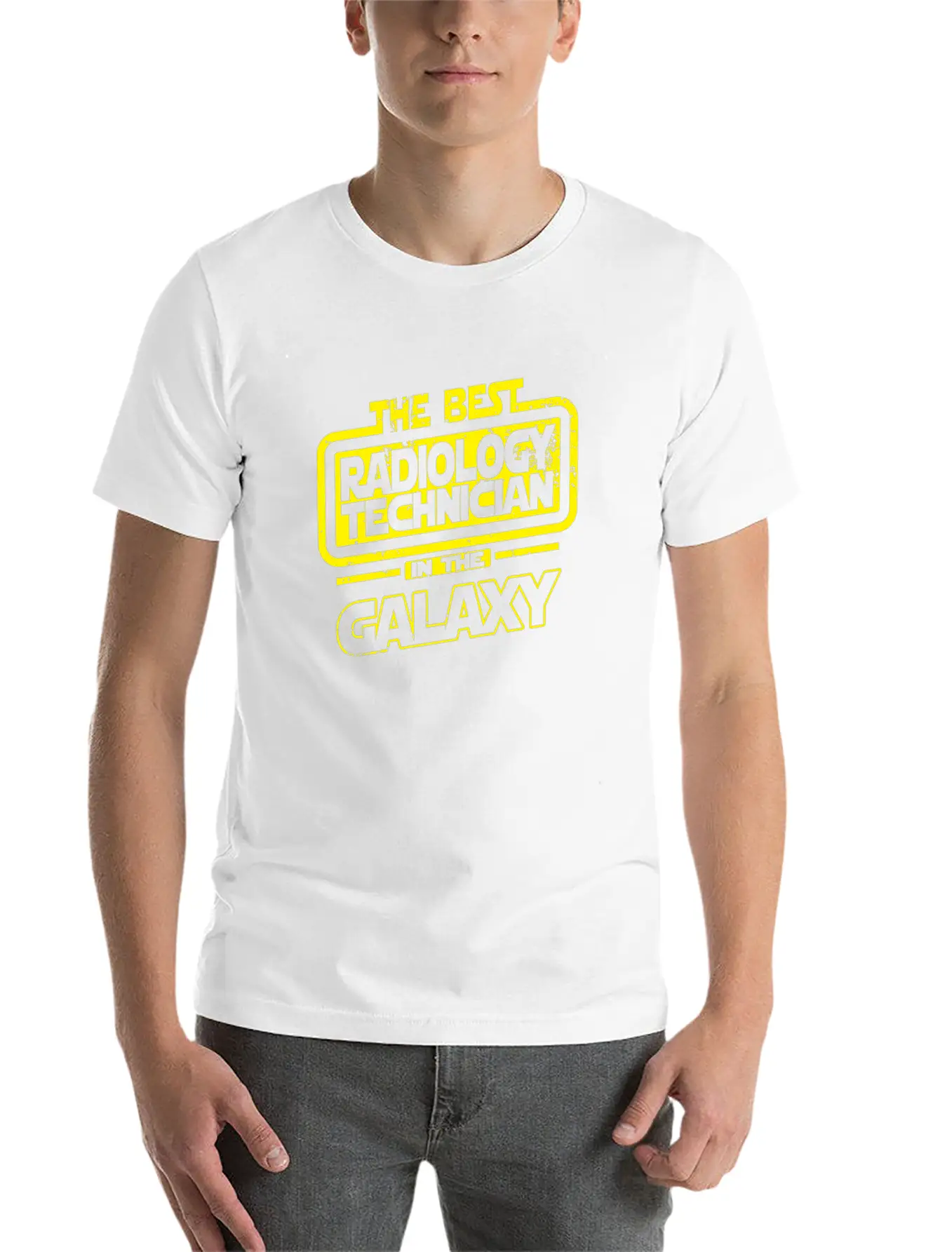 The Best Radiology Technician In The Galaxy Unisex Short Sleeve Soft Cotton T-Shirt – Casual Everyday Wear