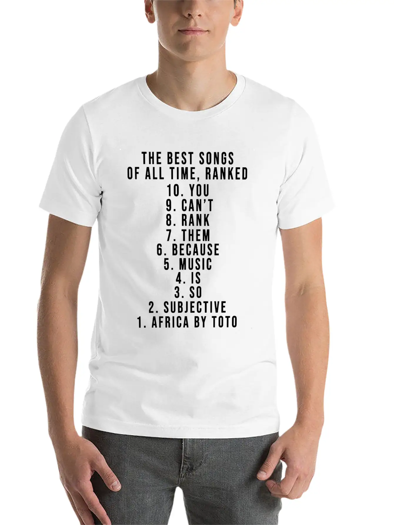 The Best Songs Of All Time Ranked Timeless Short Sleeve Tee – Comfy And Minimalist Design
