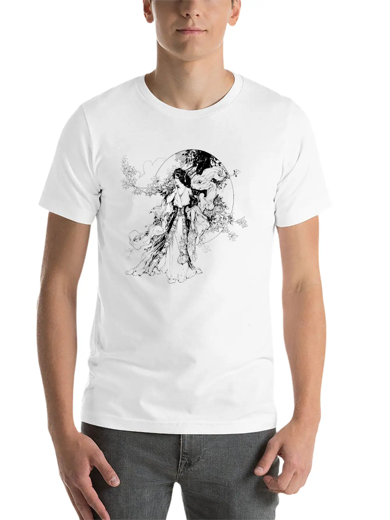 The Garden Of Wonders Unisex Short Sleeve Soft Cotton T-Shirt – Casual Everyday Wear