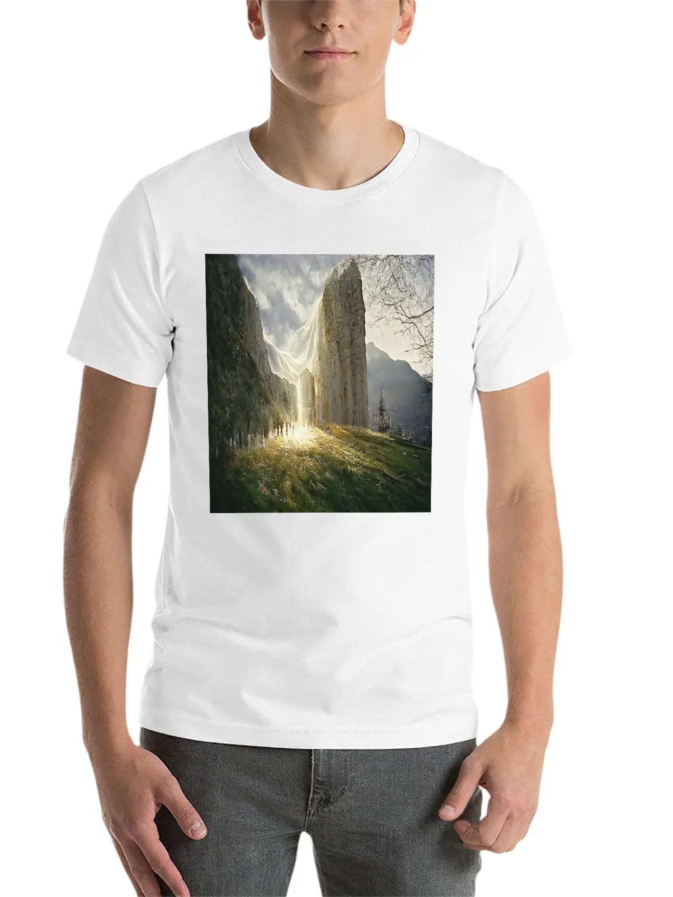 The Hill Of Light Stylish Everyday T-Shirt – Unisex Basic Cotton Tee