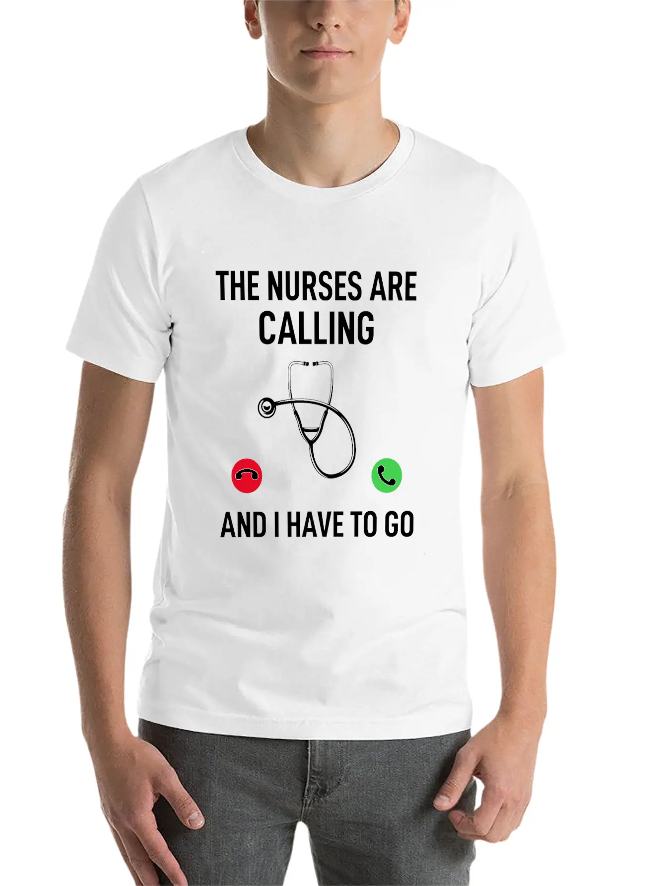 The Nurses Are Calling And I Have To Go - Doctor Q Essential Unisex Summer Tee – Soft Cotton Casual Fit