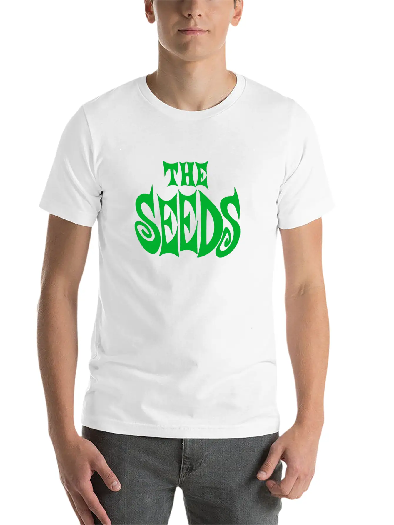 The Seeds Band Logo Unisex Short Sleeve Soft Cotton T-Shirt – Casual Everyday Wear