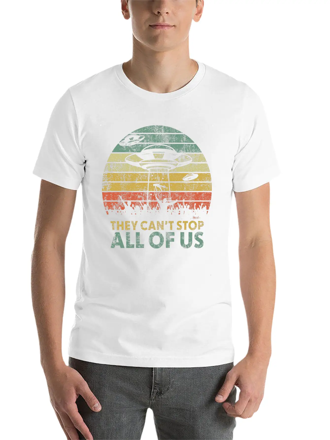 They Can't Stop All Of Us - Storm Area 51 Stylish Everyday T-Shirt – Unisex Basic Cotton Tee